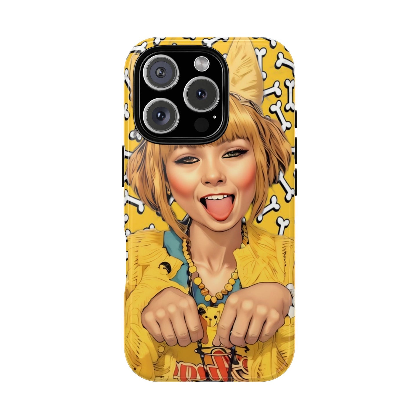 Begging Puppy Girl Tough Phone Case