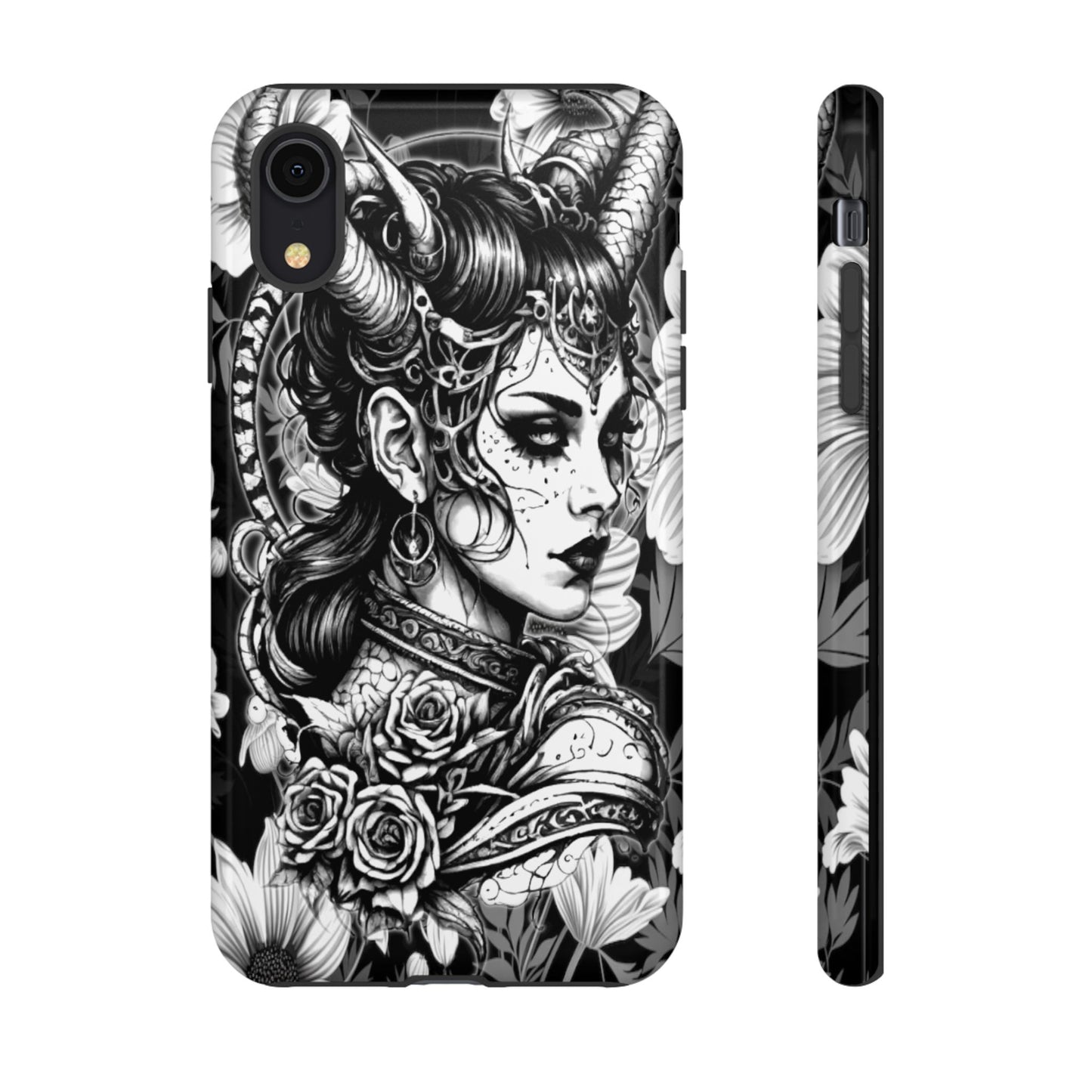 Goth Horned Queen Tough Phone Case