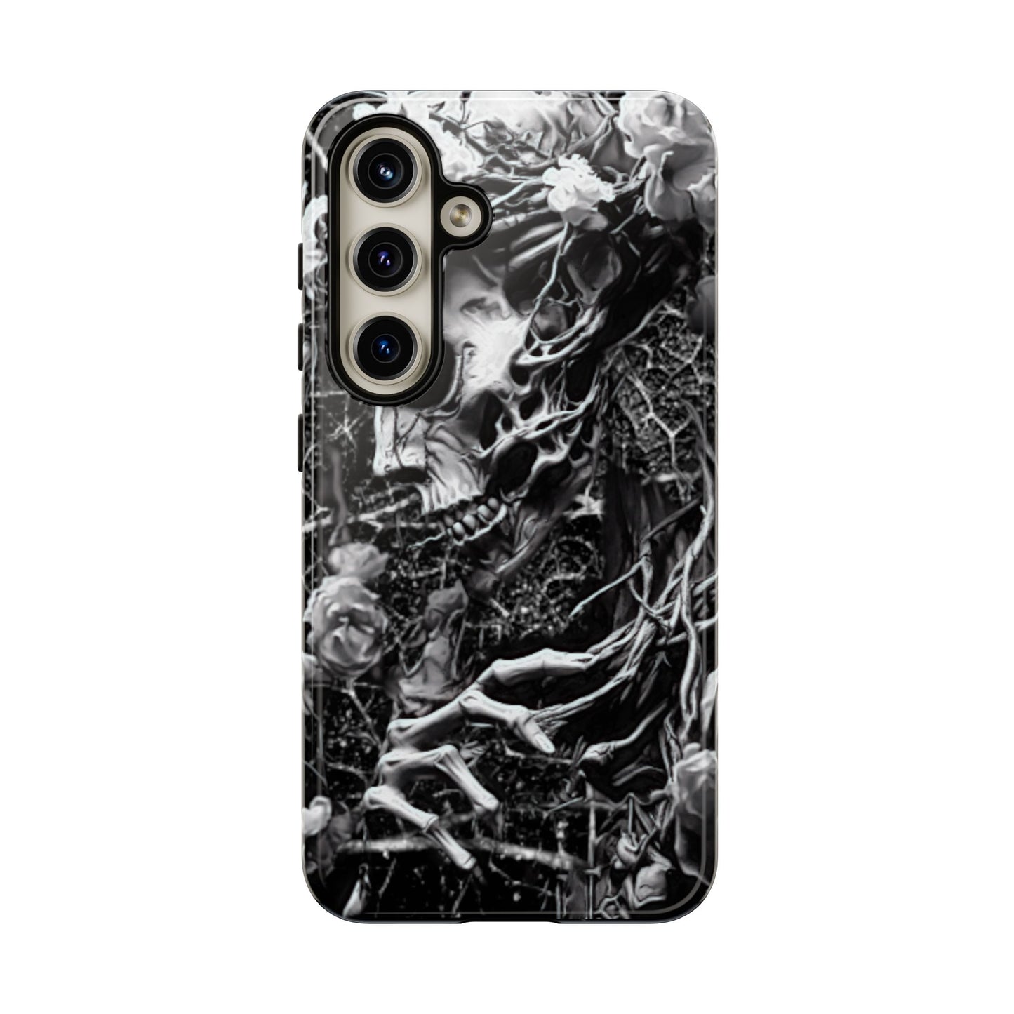 Vines Skull Face Tough Phone Case