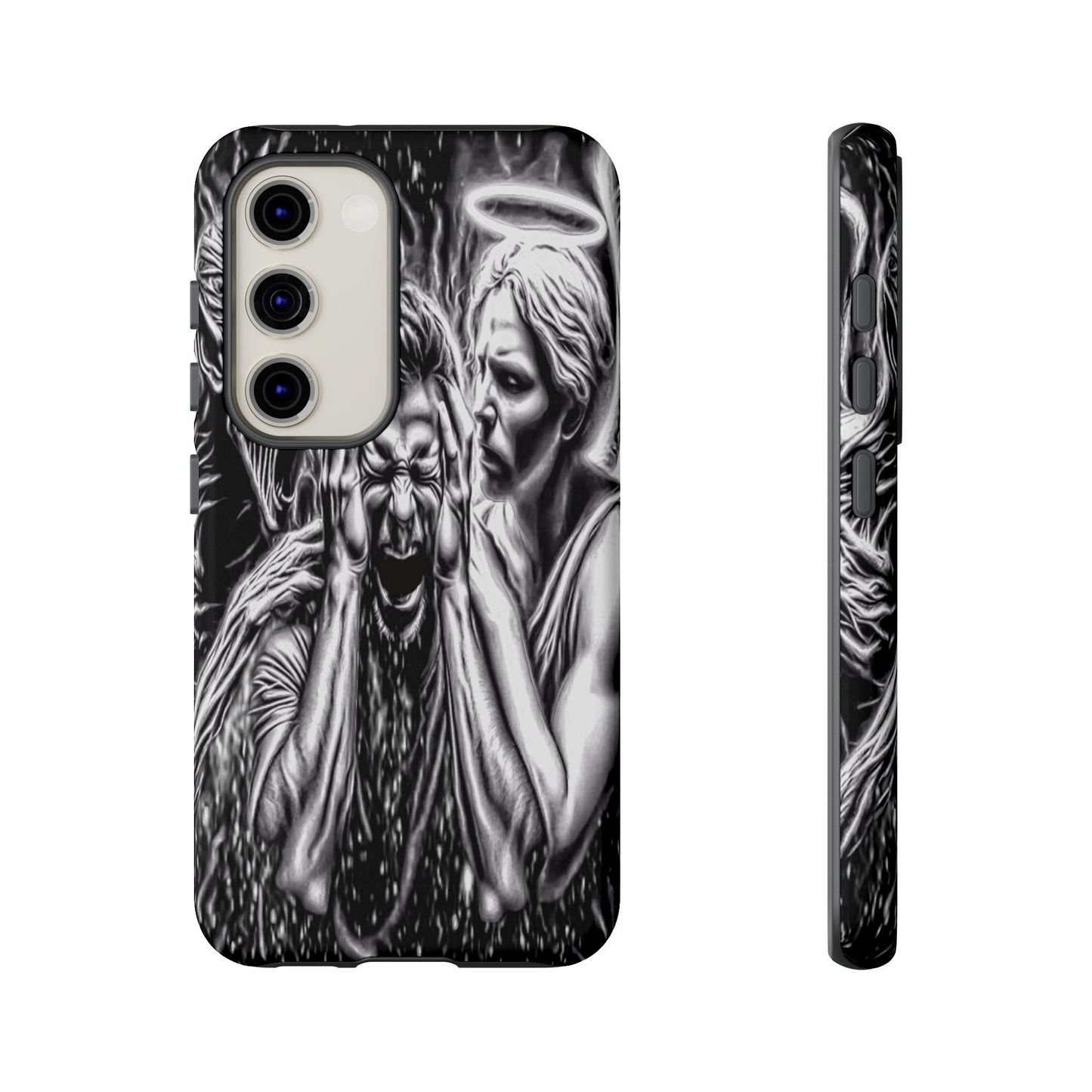 Good Vs Evil Tough Phone Case