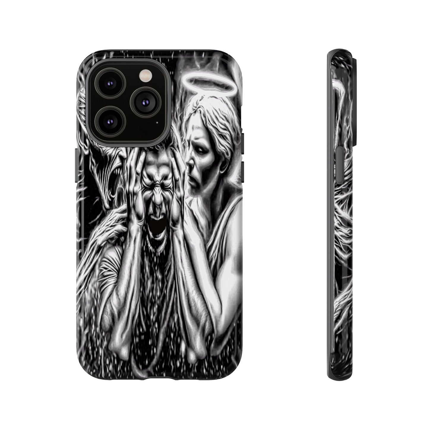 Good Vs Evil Tough Phone Case