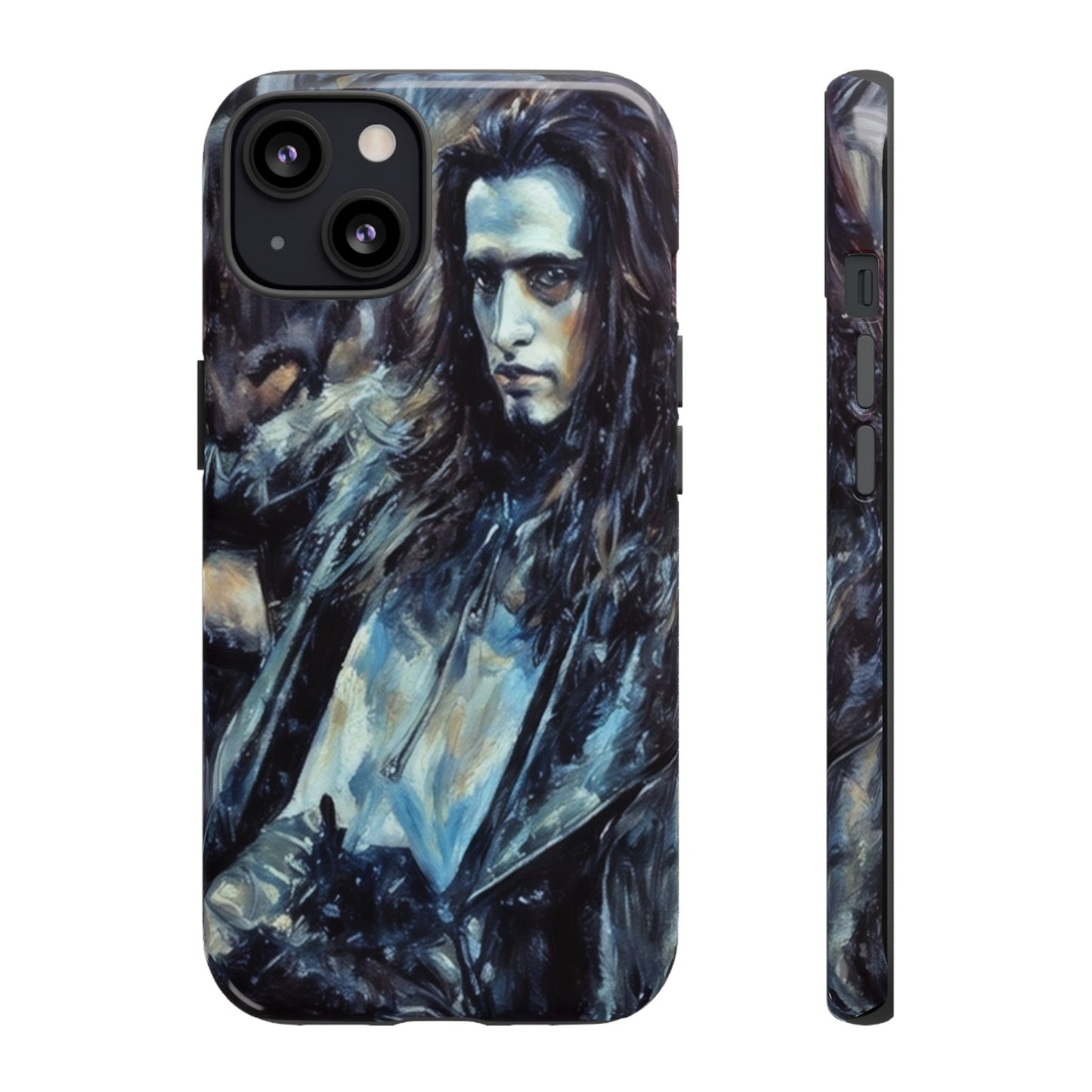 Enigmatic Goth Man Tough Phone Case