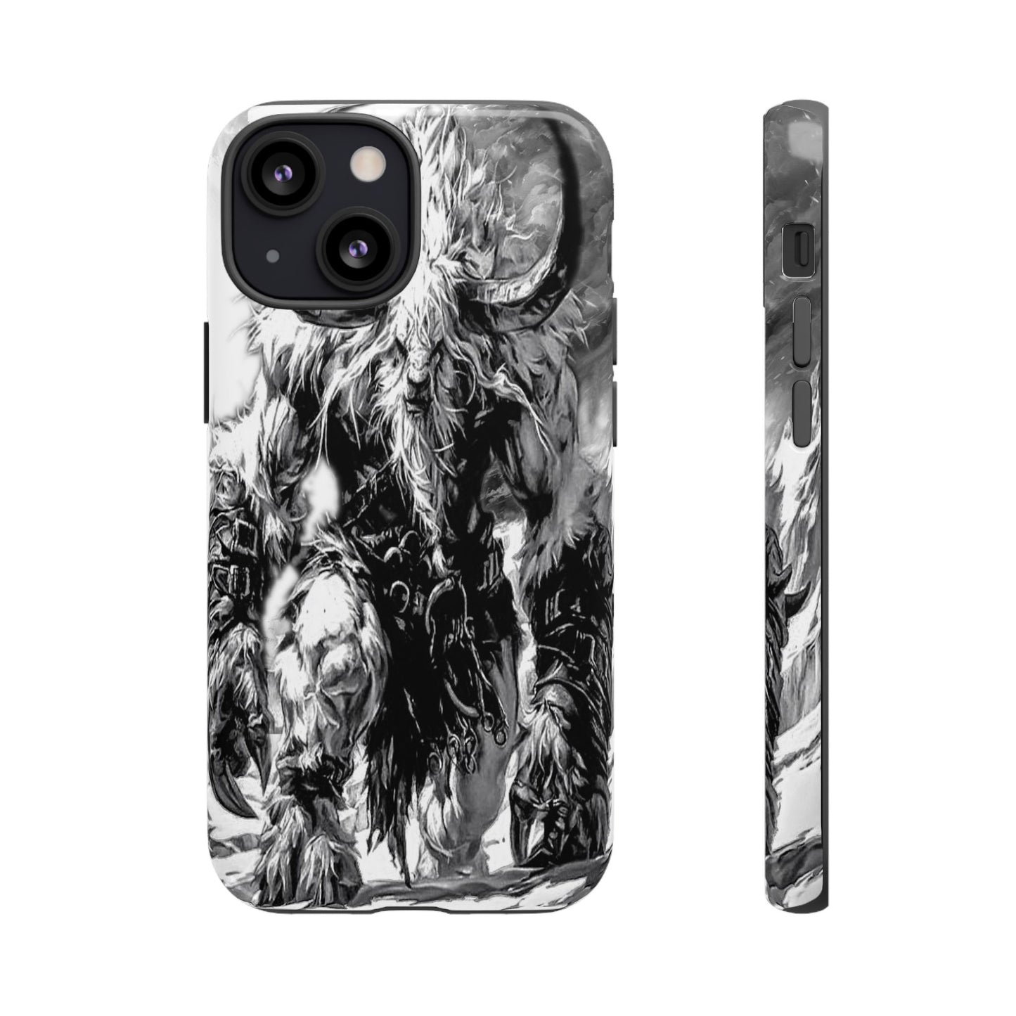 Snow Mountain Creature Tough Phone Case