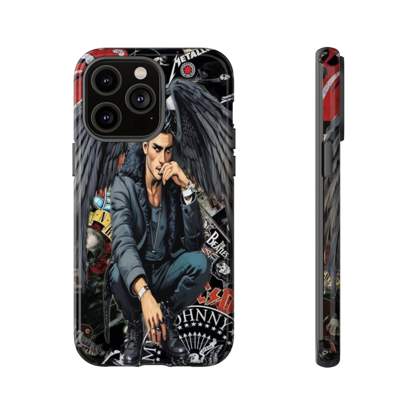 Male Music Angel Tough Phone Case