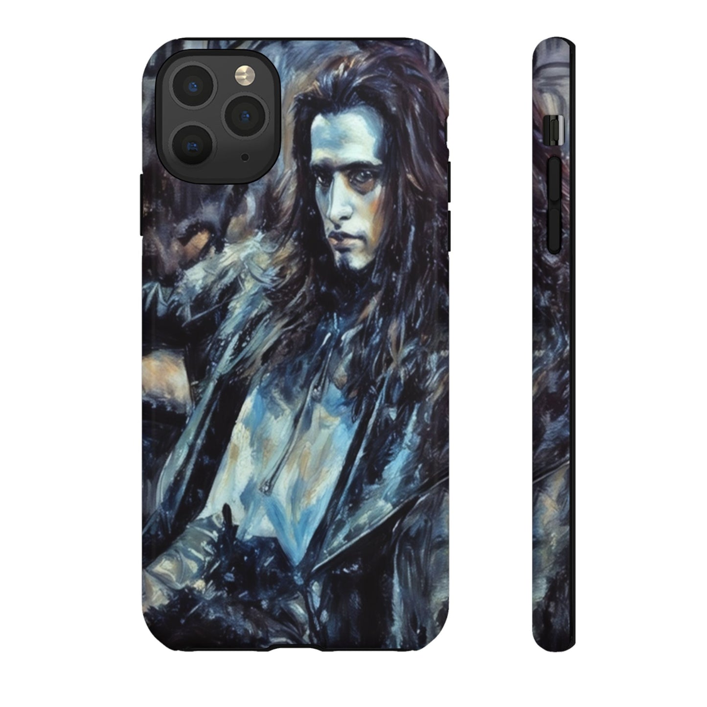 Enigmatic Goth Man Tough Phone Case