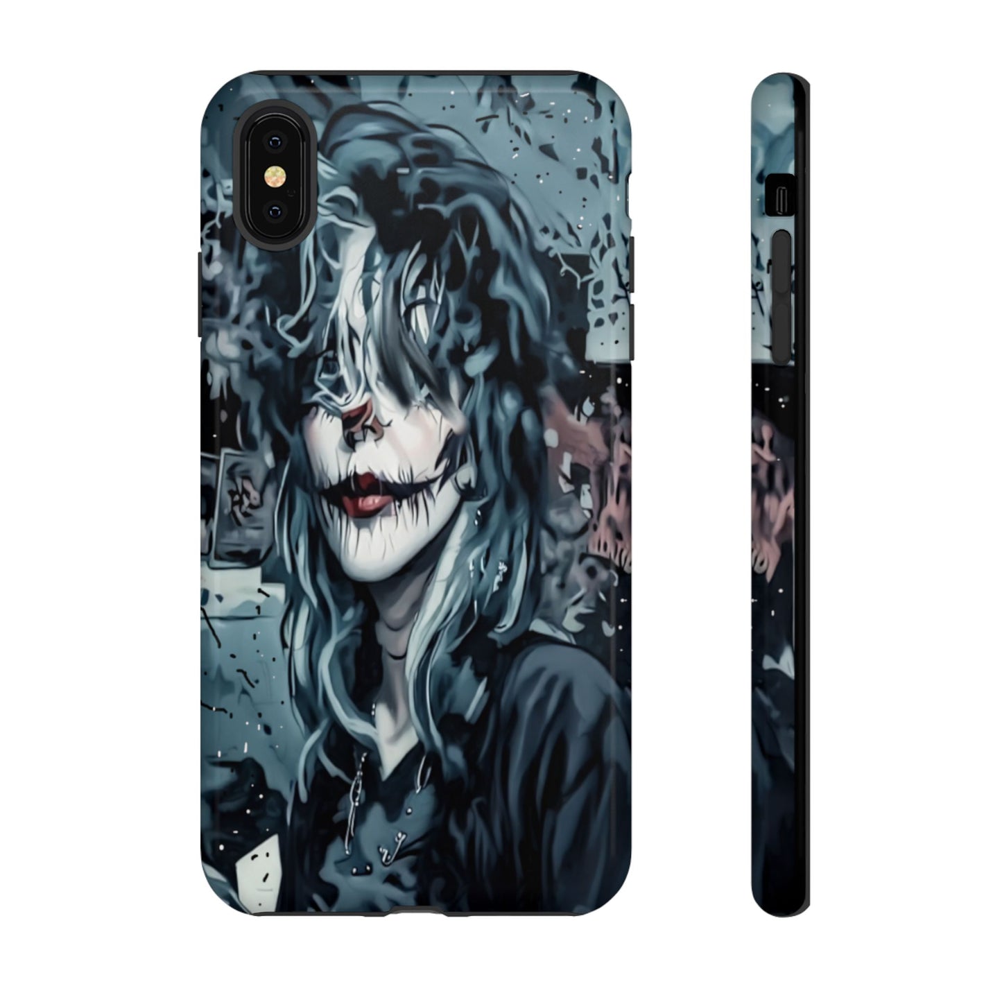 Blinded By Hair Tough Phone Case