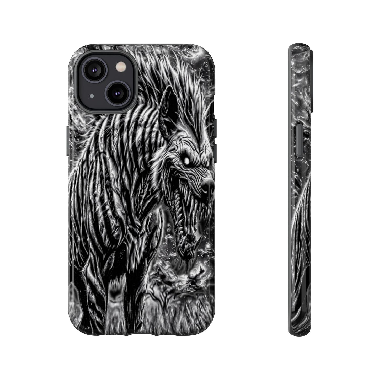 Snarling Hyena Tough Phone Case