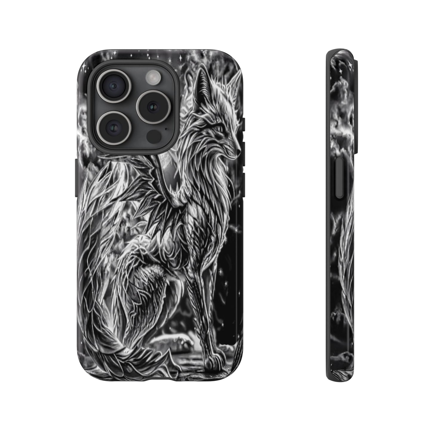 Winged Fox Tough Phone Case