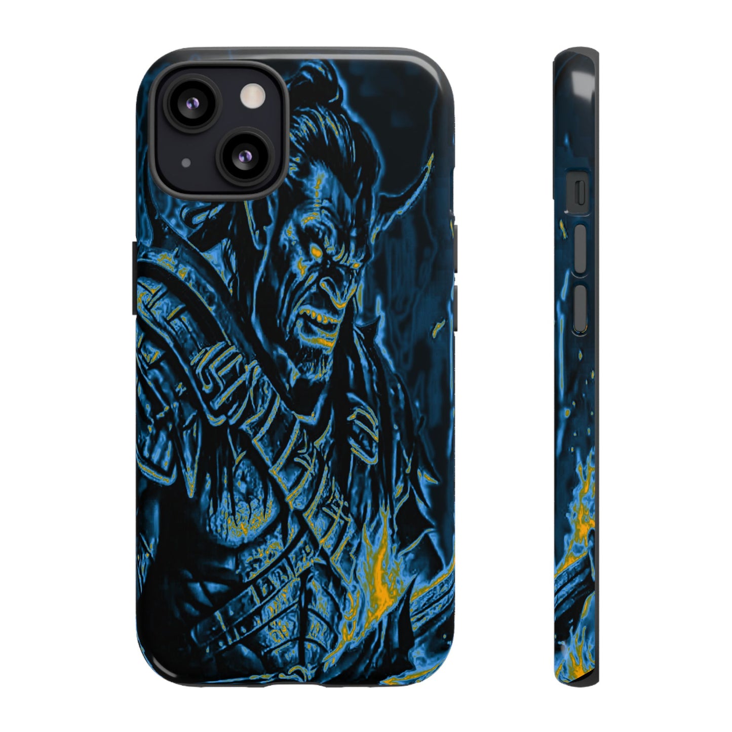 Orc With Flames Tough Phone Case