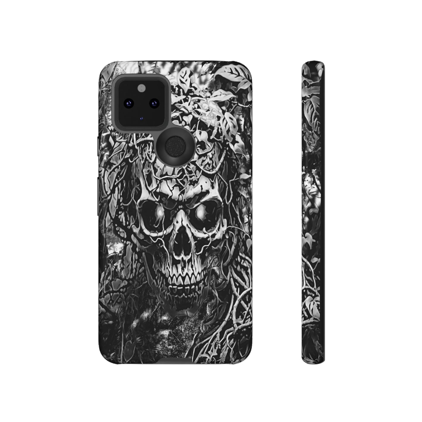 Crawling Vines Skull Tough Phone Case