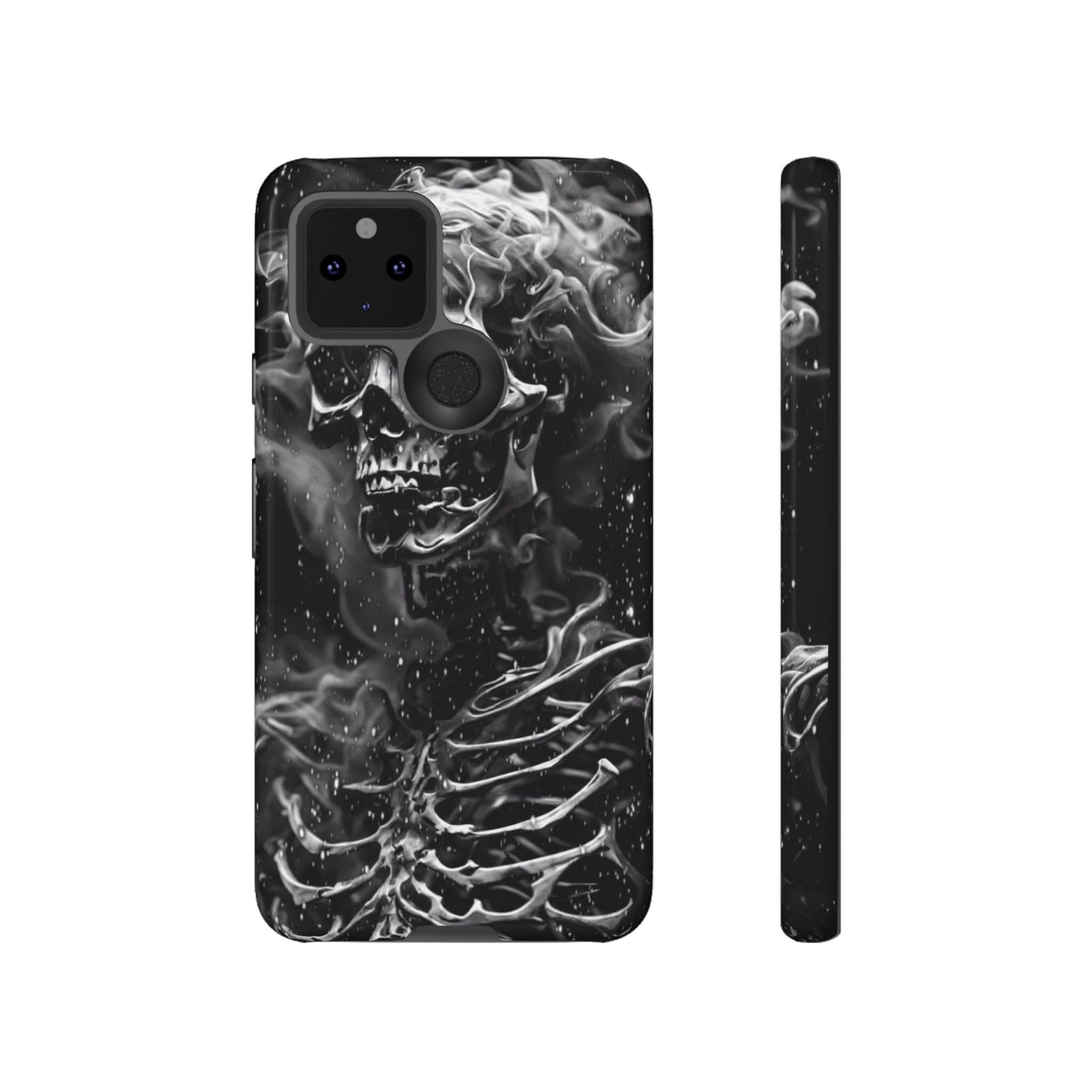 Skeleton On Fire Tough Phone Case