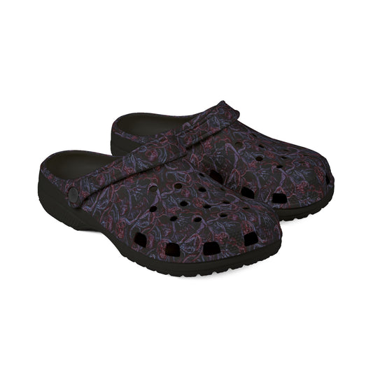 Violet Decay Clogs