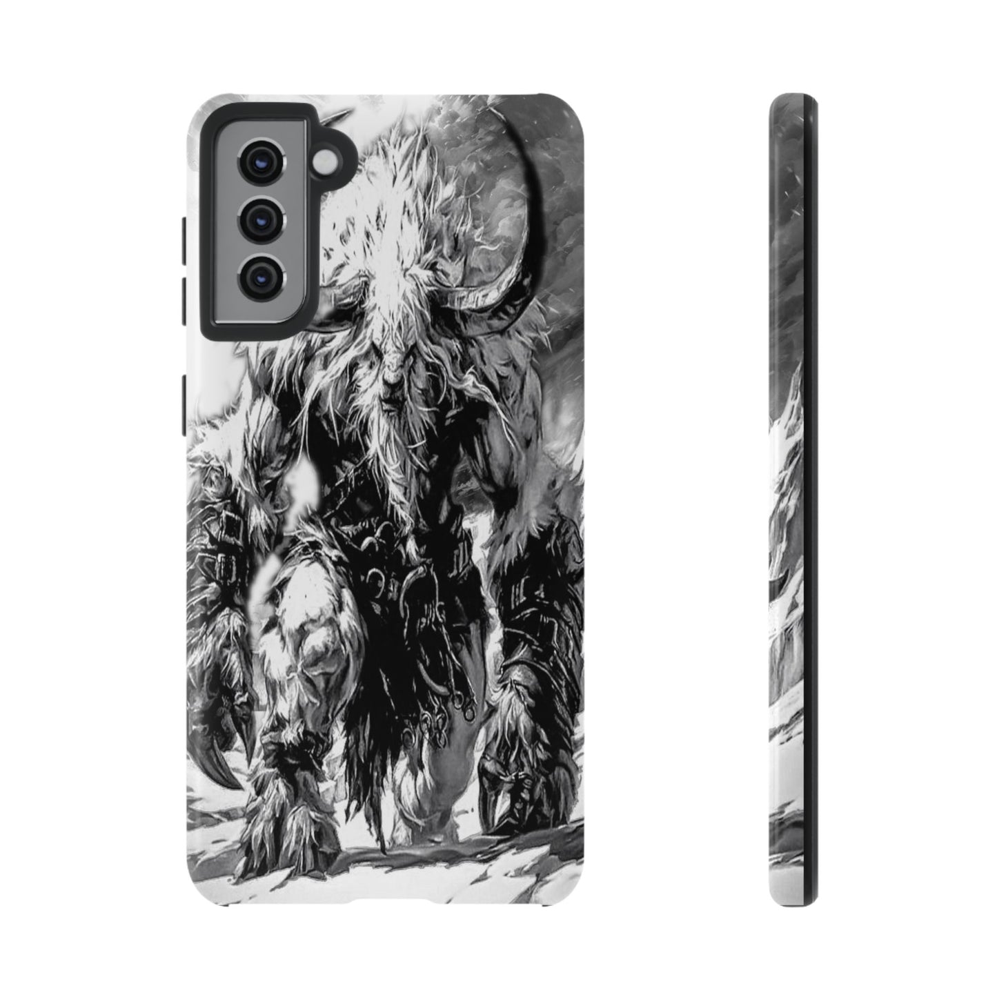 Snow Mountain Creature Tough Phone Case