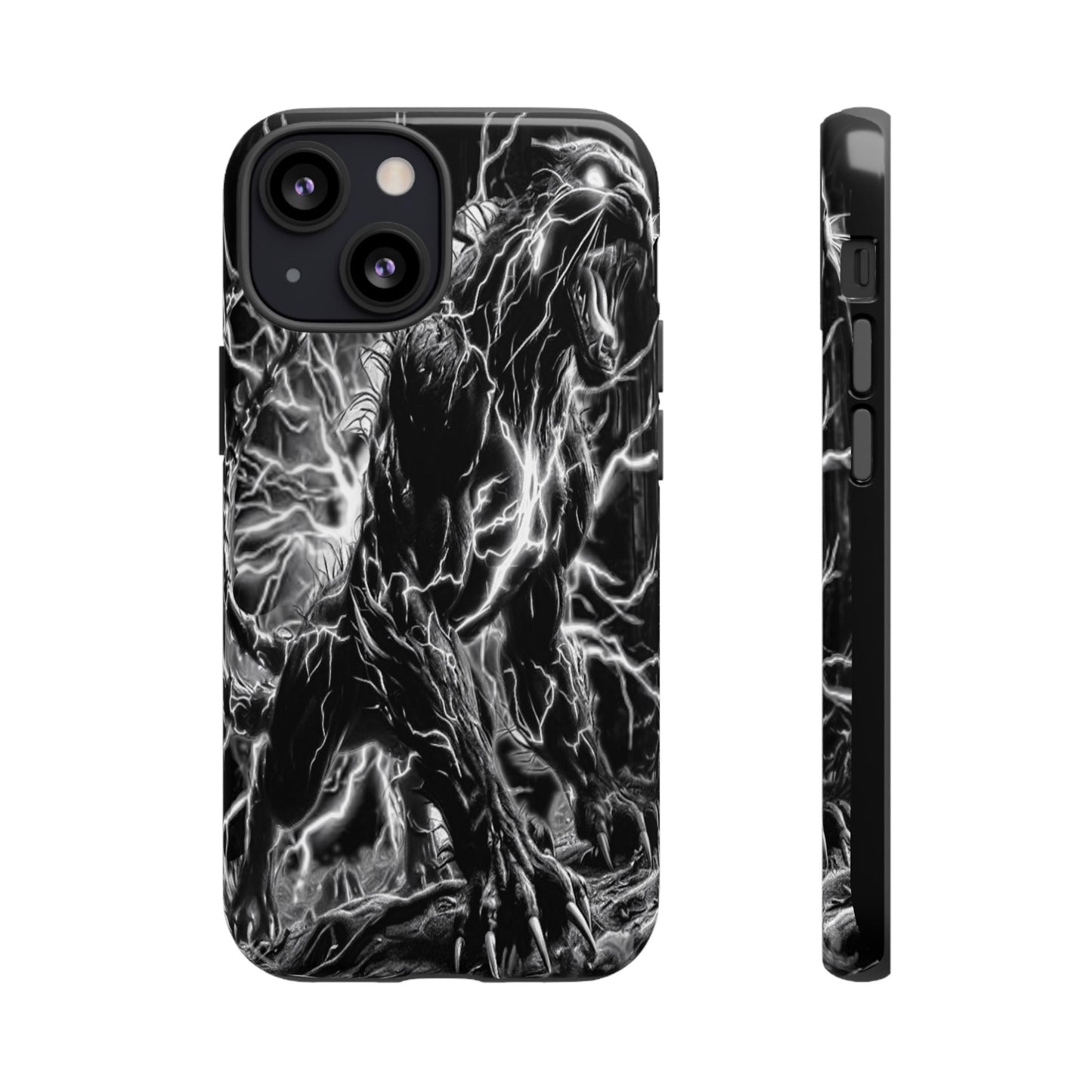 Electric Panther Tough Phone Case