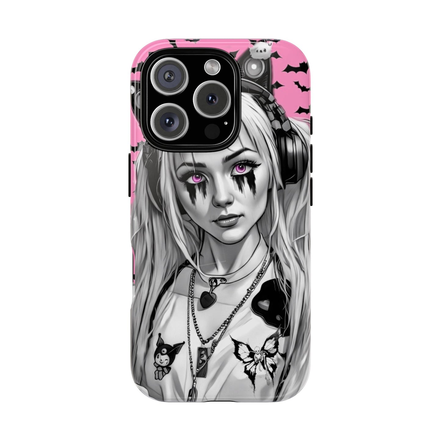 Gothic Kitty Tough Phone Case