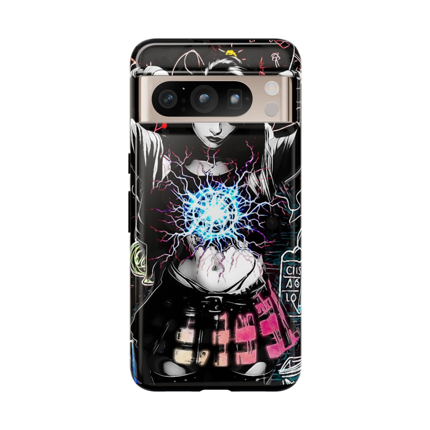 School Girl Lightning Orb Tough Phone Case