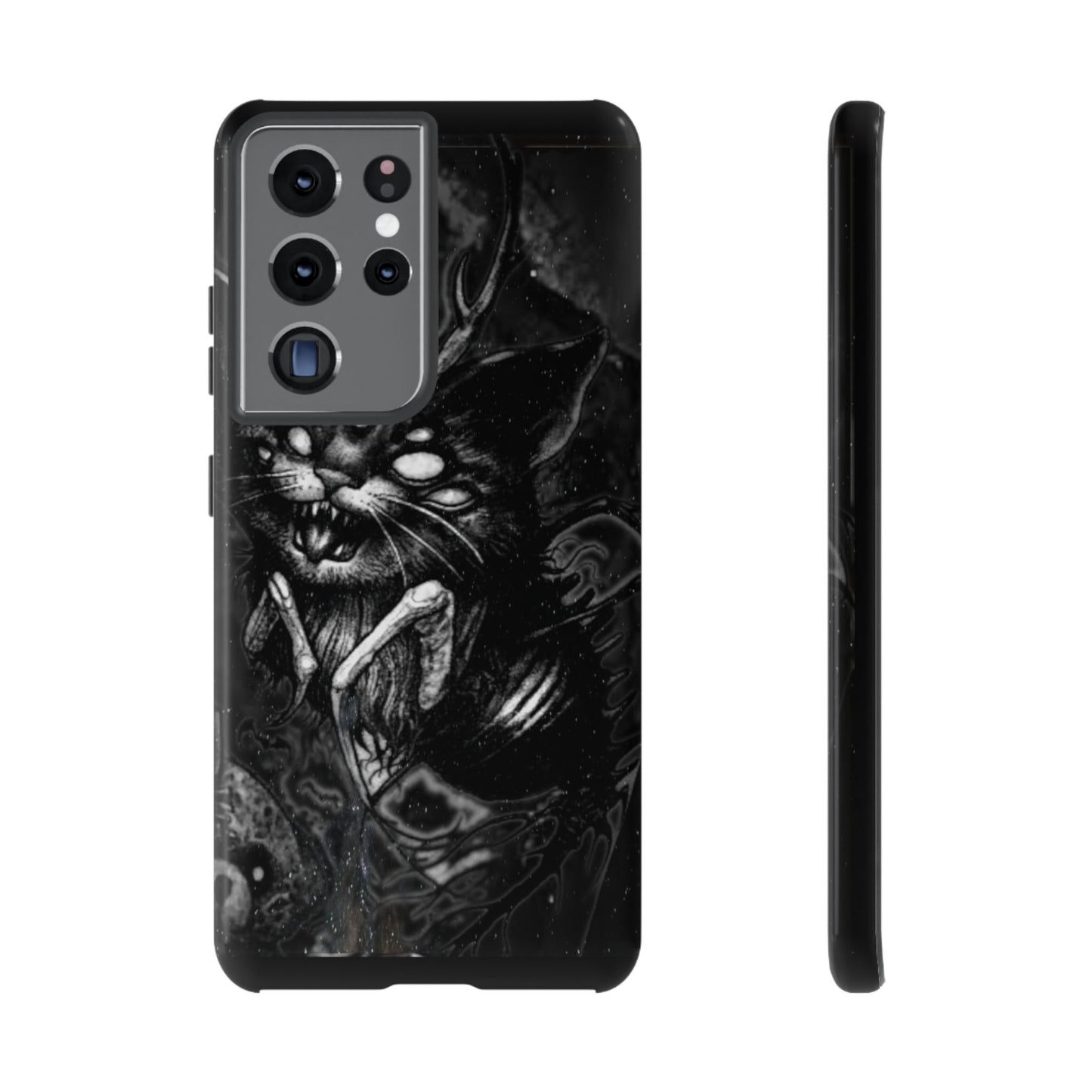 Scarey Cat Creature Tough Phone Case