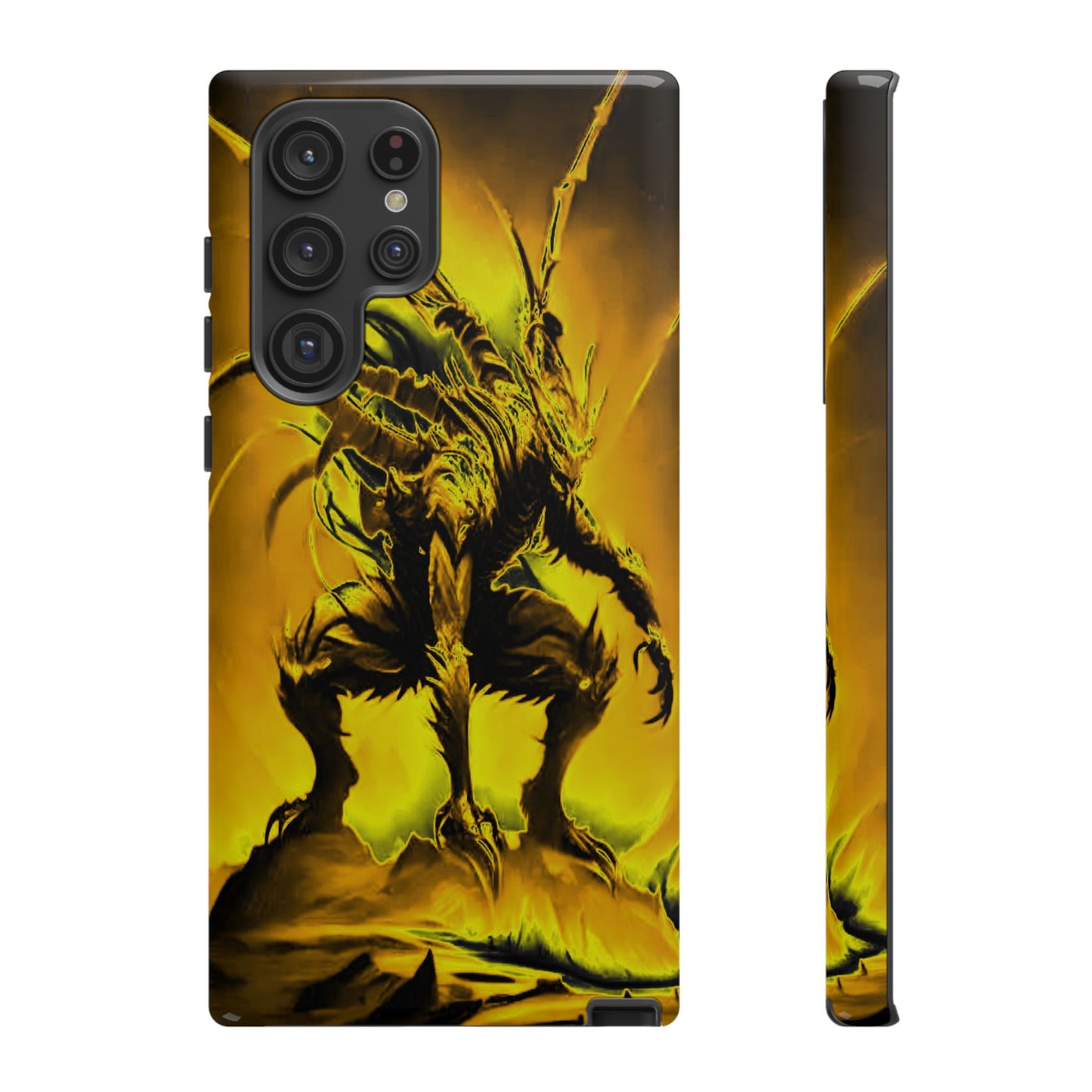 Crouching Fantasy Creature Tough Phone Case