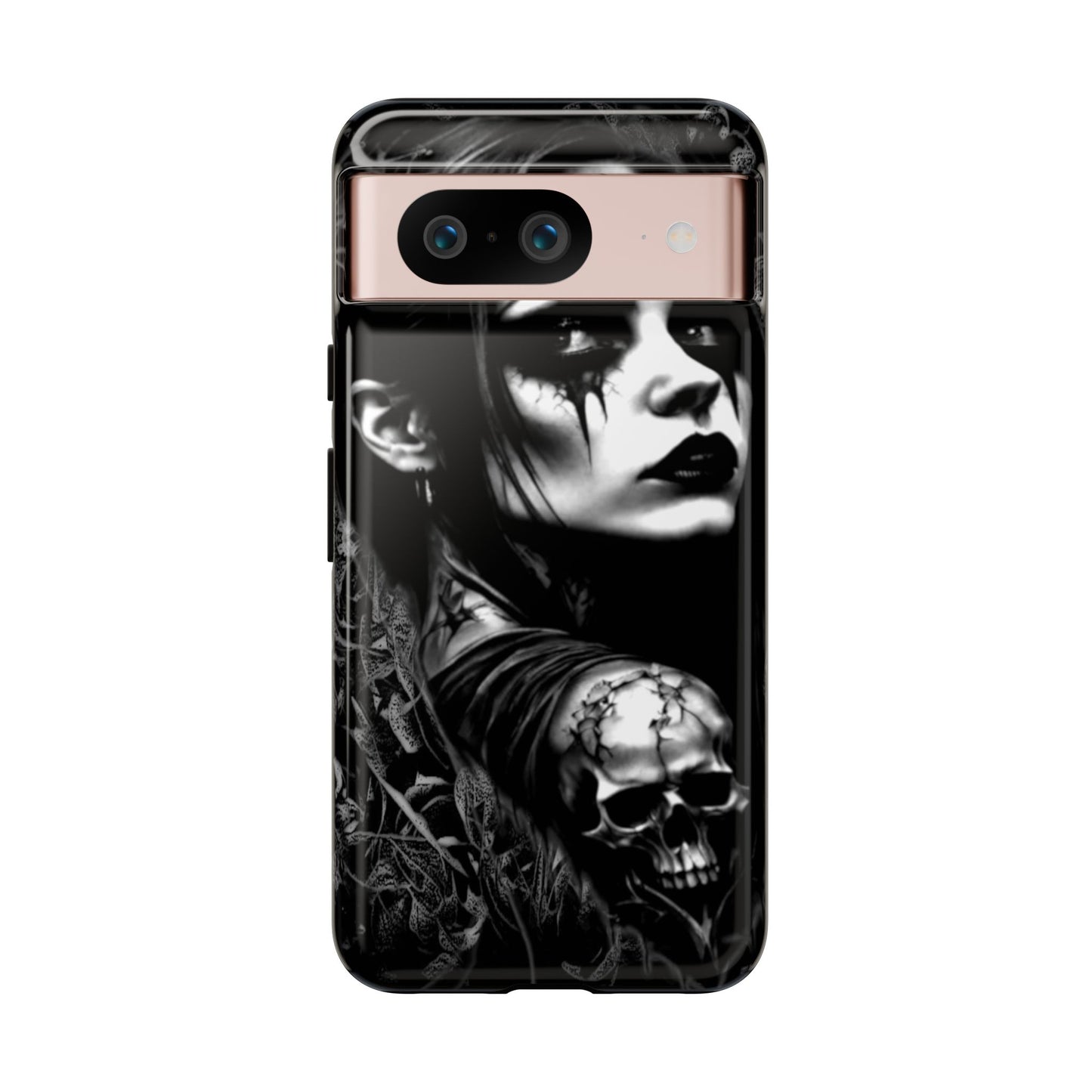 Mysterious Goth Girl Tough Phone Case