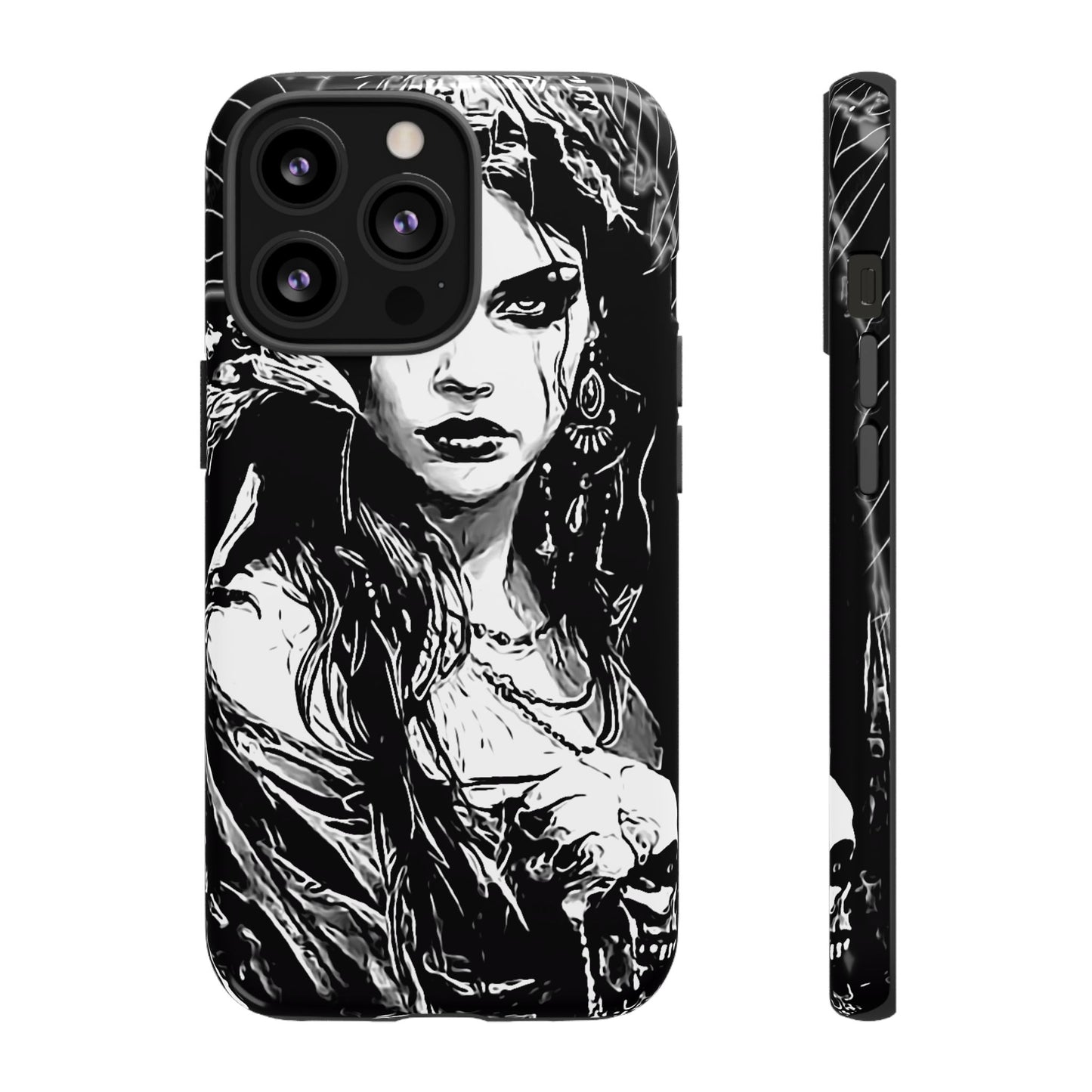 Raven Girl Tough Phone Case