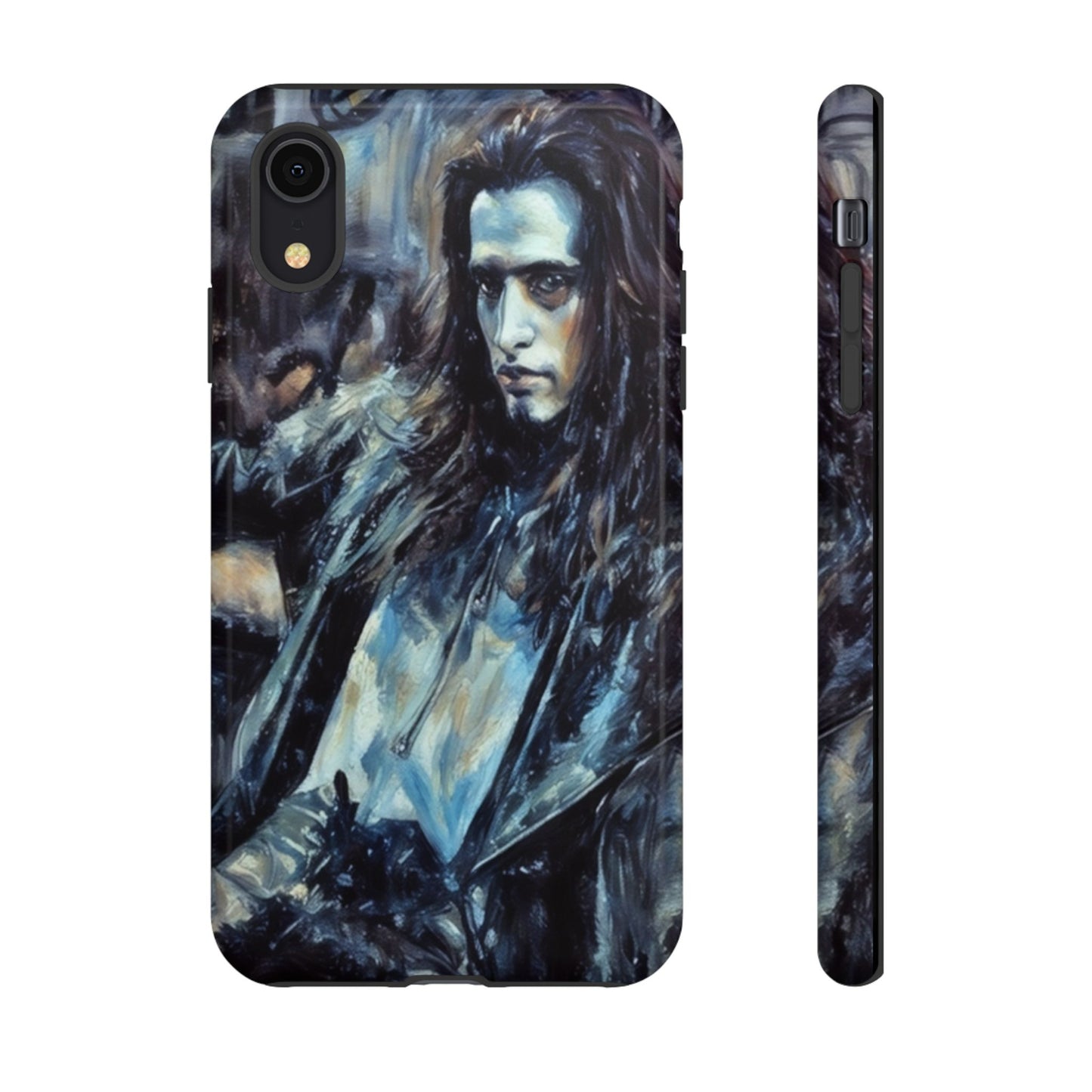 Enigmatic Goth Man Tough Phone Case