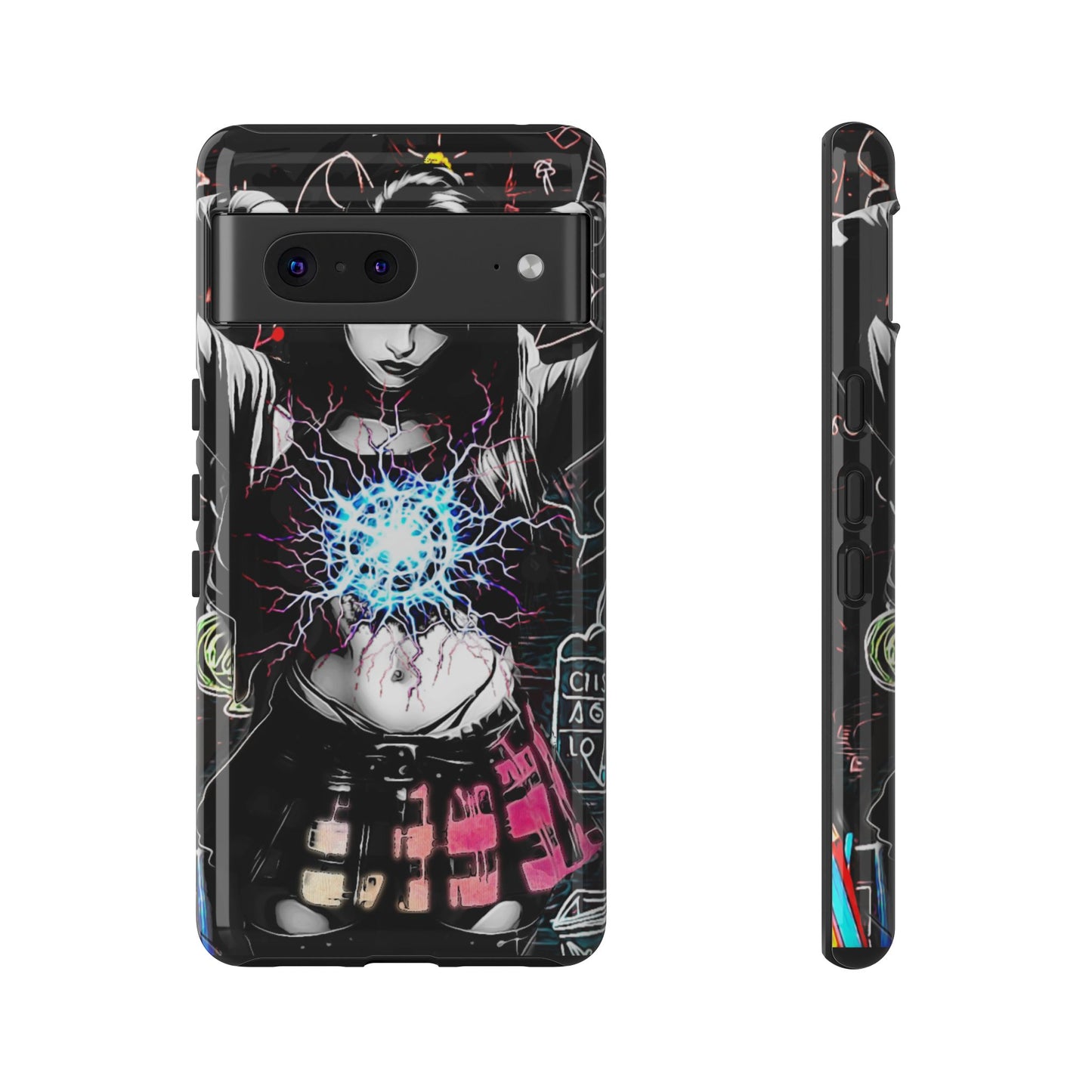 School Girl Lightning Orb Tough Phone Case