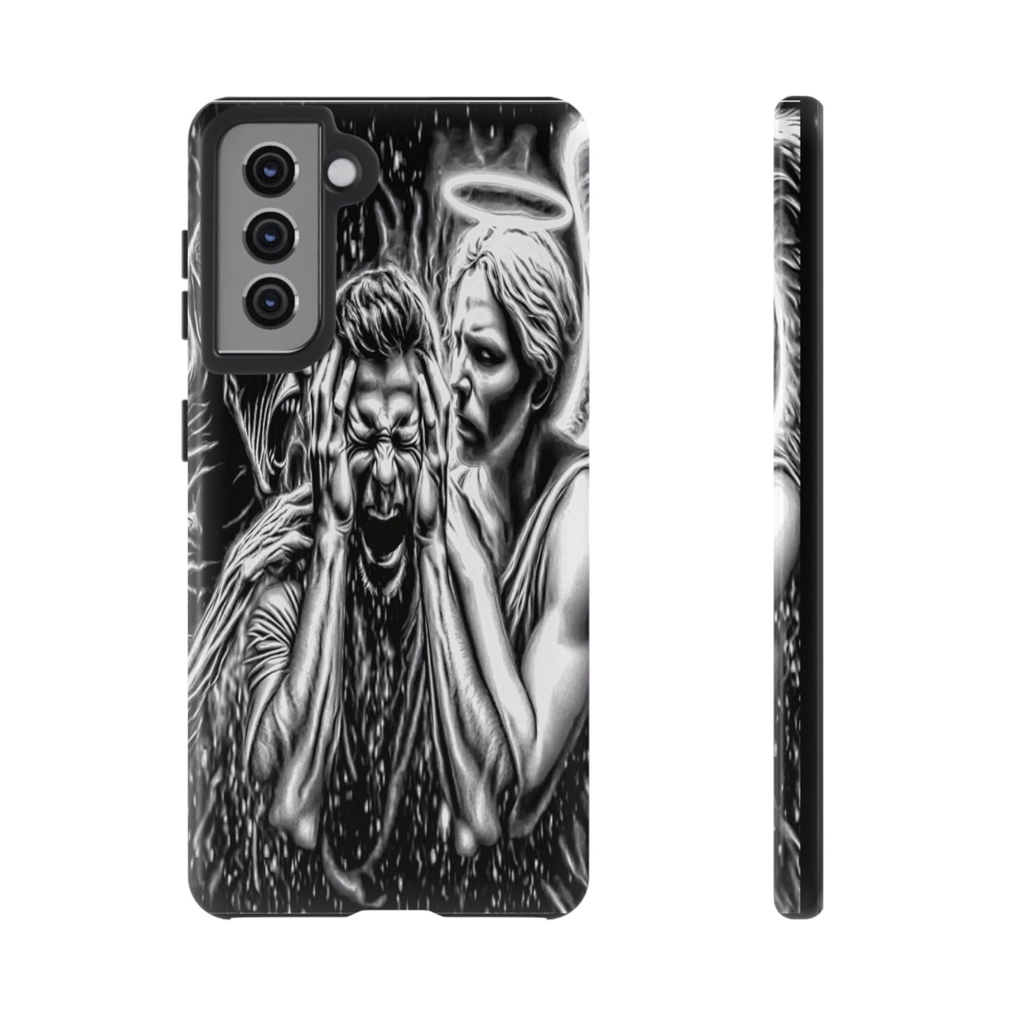 Good Vs Evil Tough Phone Case