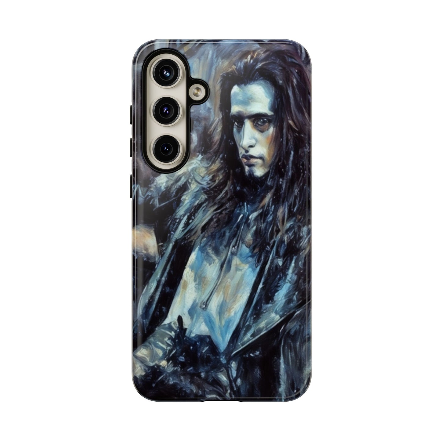 Enigmatic Goth Man Tough Phone Case