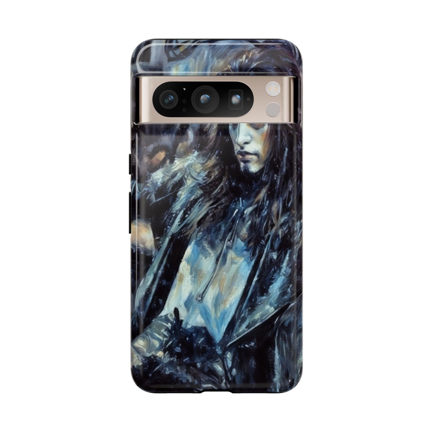 Enigmatic Goth Man Tough Phone Case