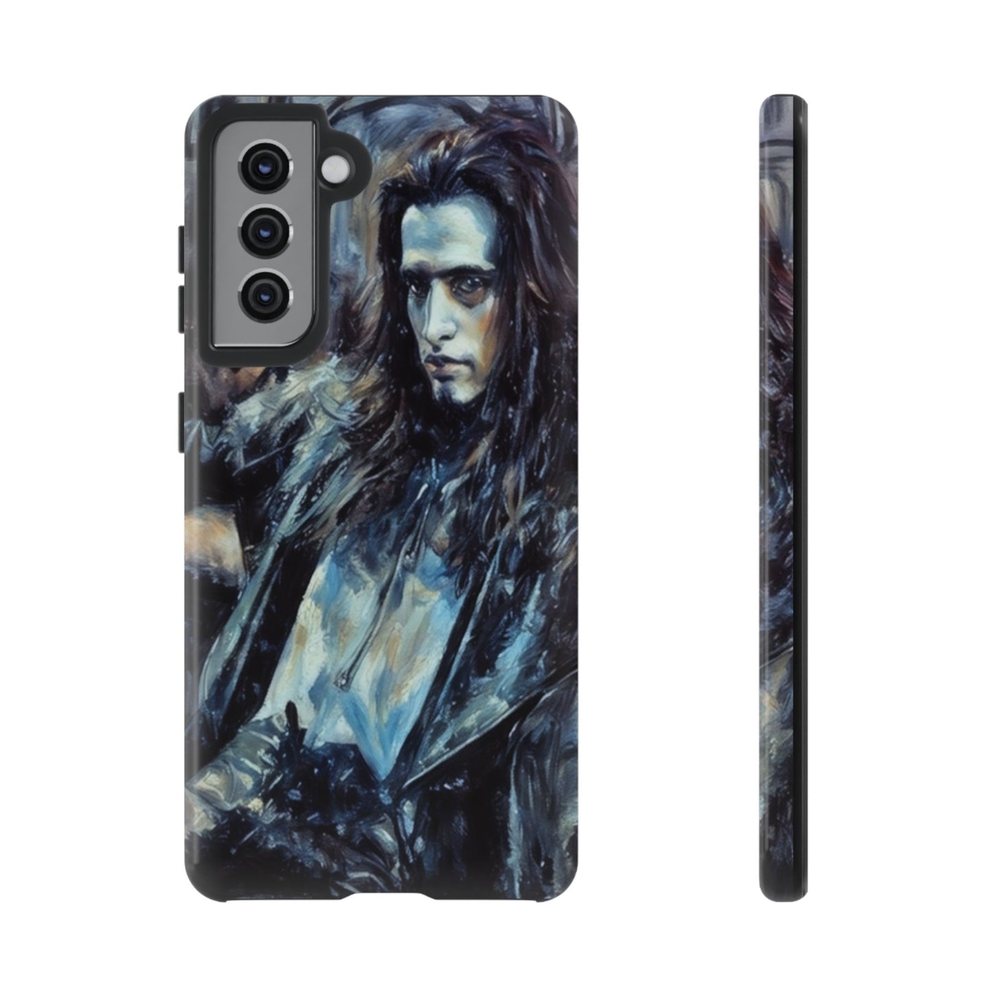 Enigmatic Goth Man Tough Phone Case