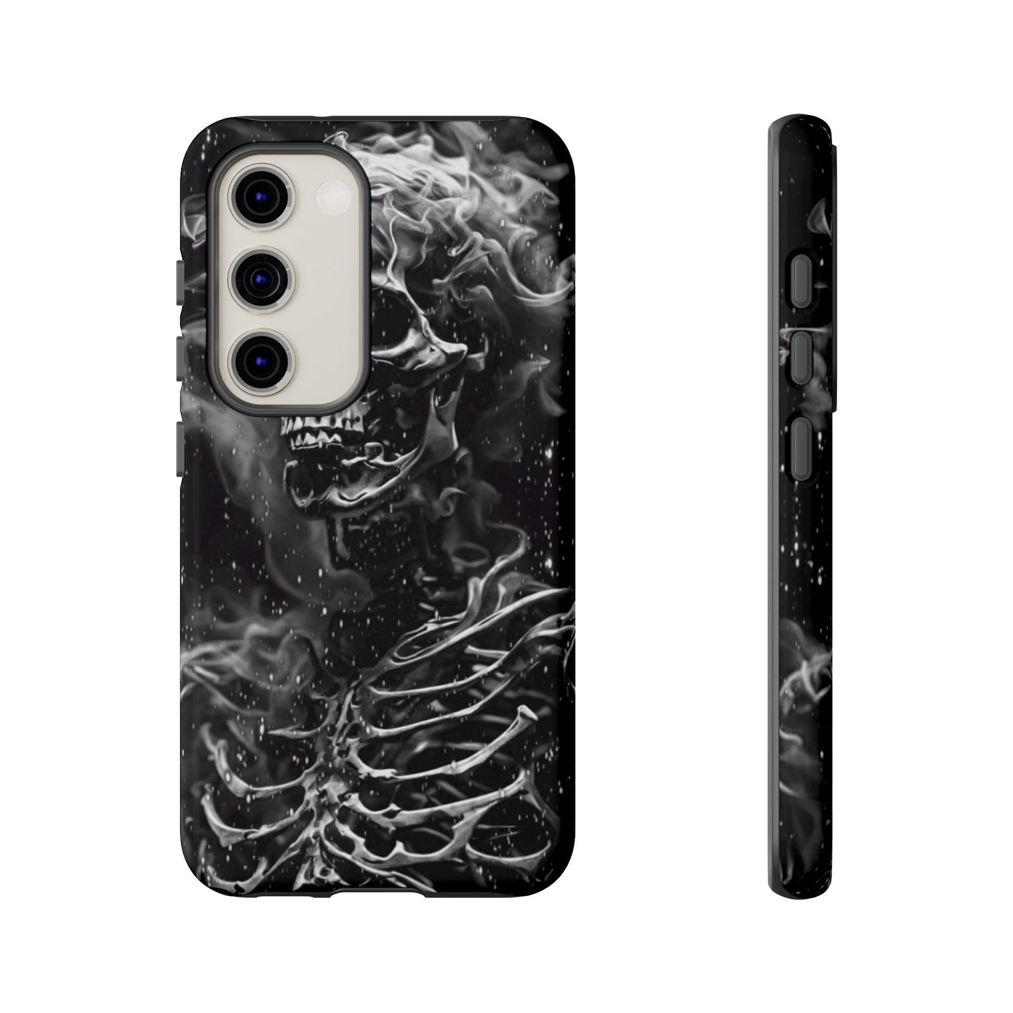 Skeleton On Fire Tough Phone Case