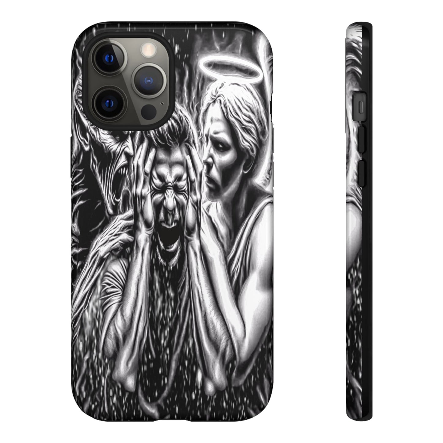 Good Vs Evil Tough Phone Case