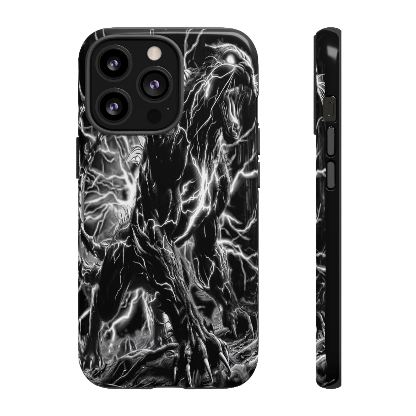 Electric Panther Tough Phone Case