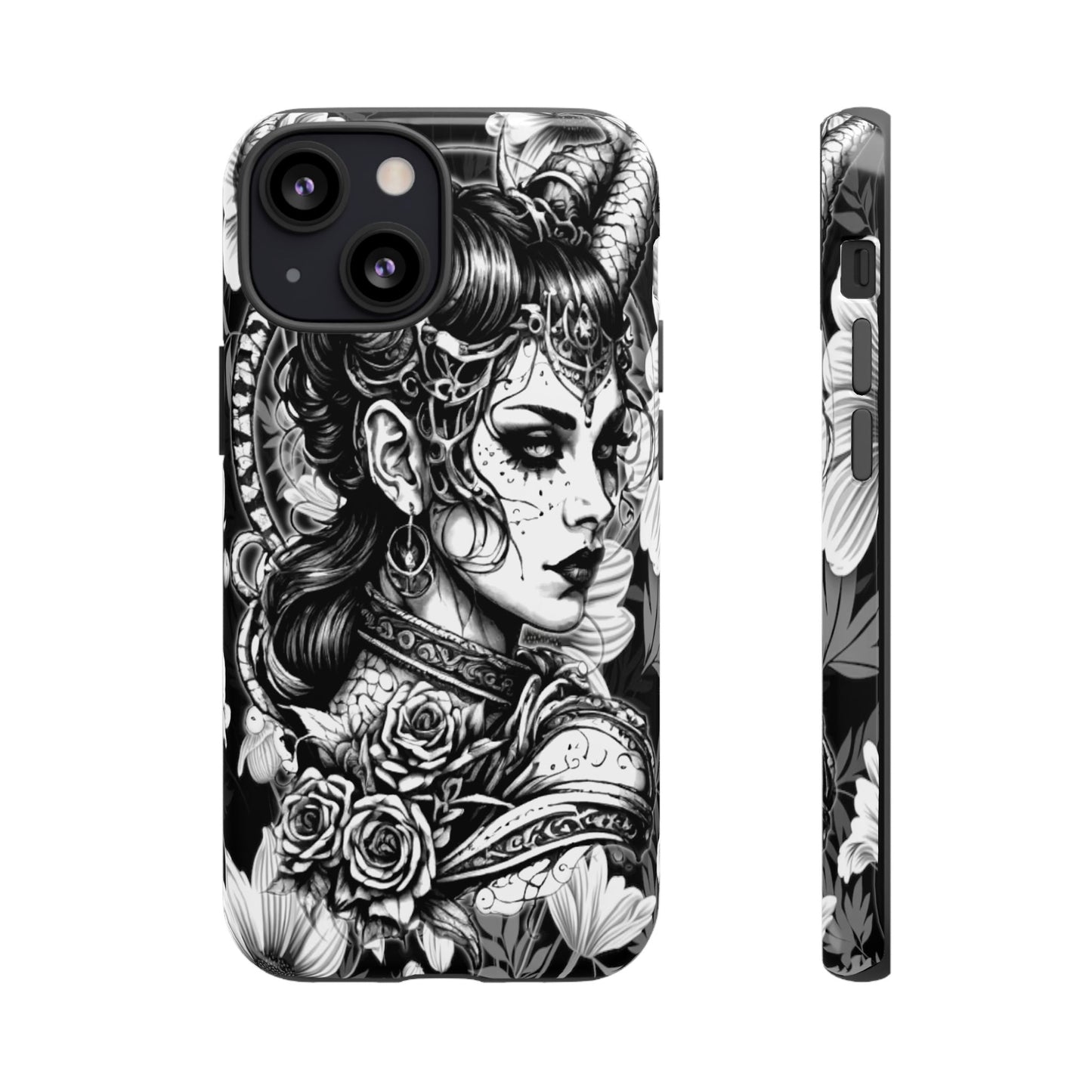 Goth Horned Queen Tough Phone Case