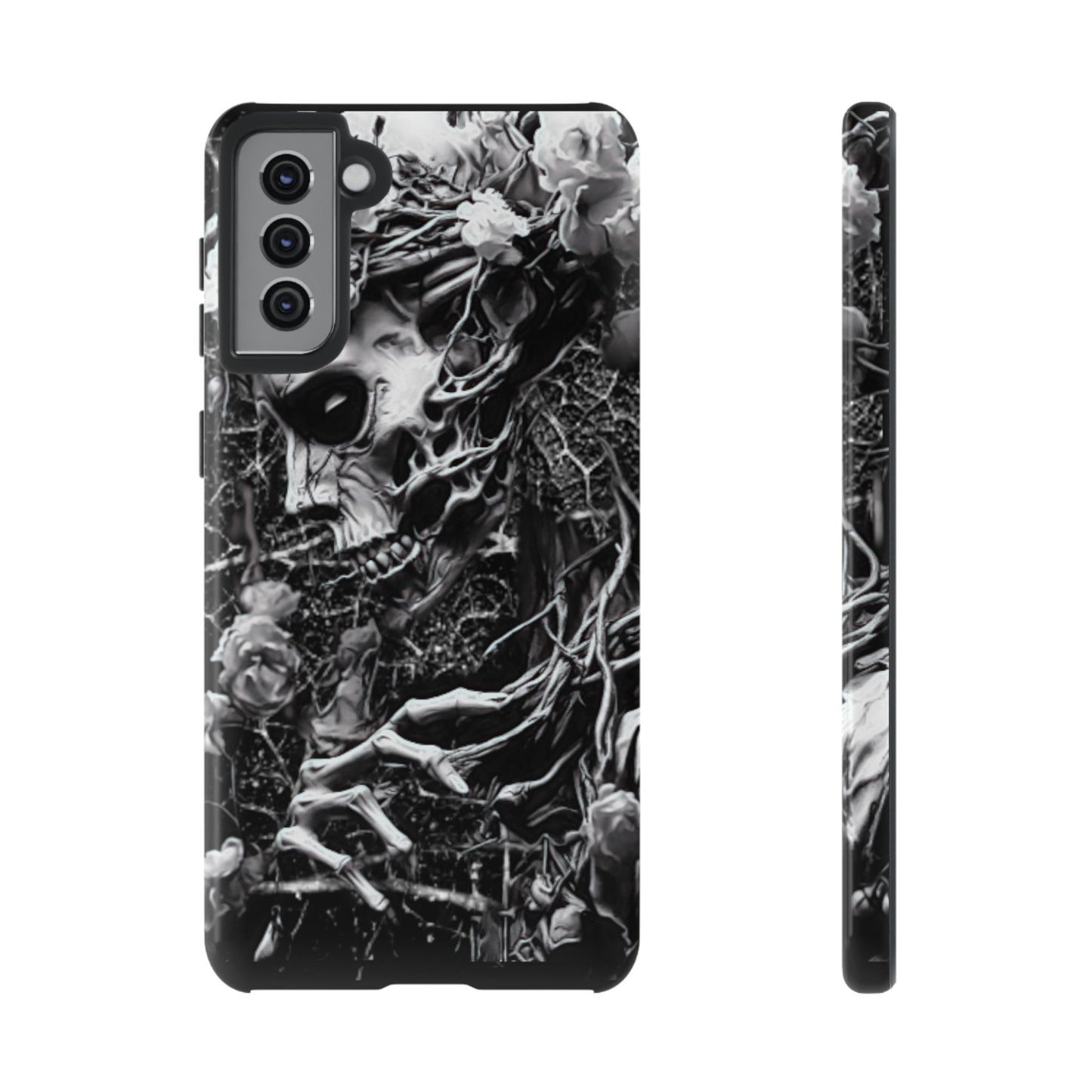 Vines Skull Face Tough Phone Case