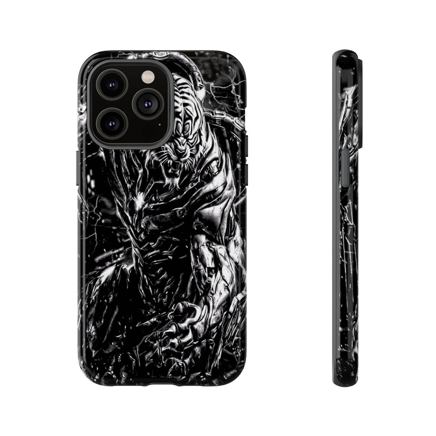 Cyborg Tiger Tough Phone Case