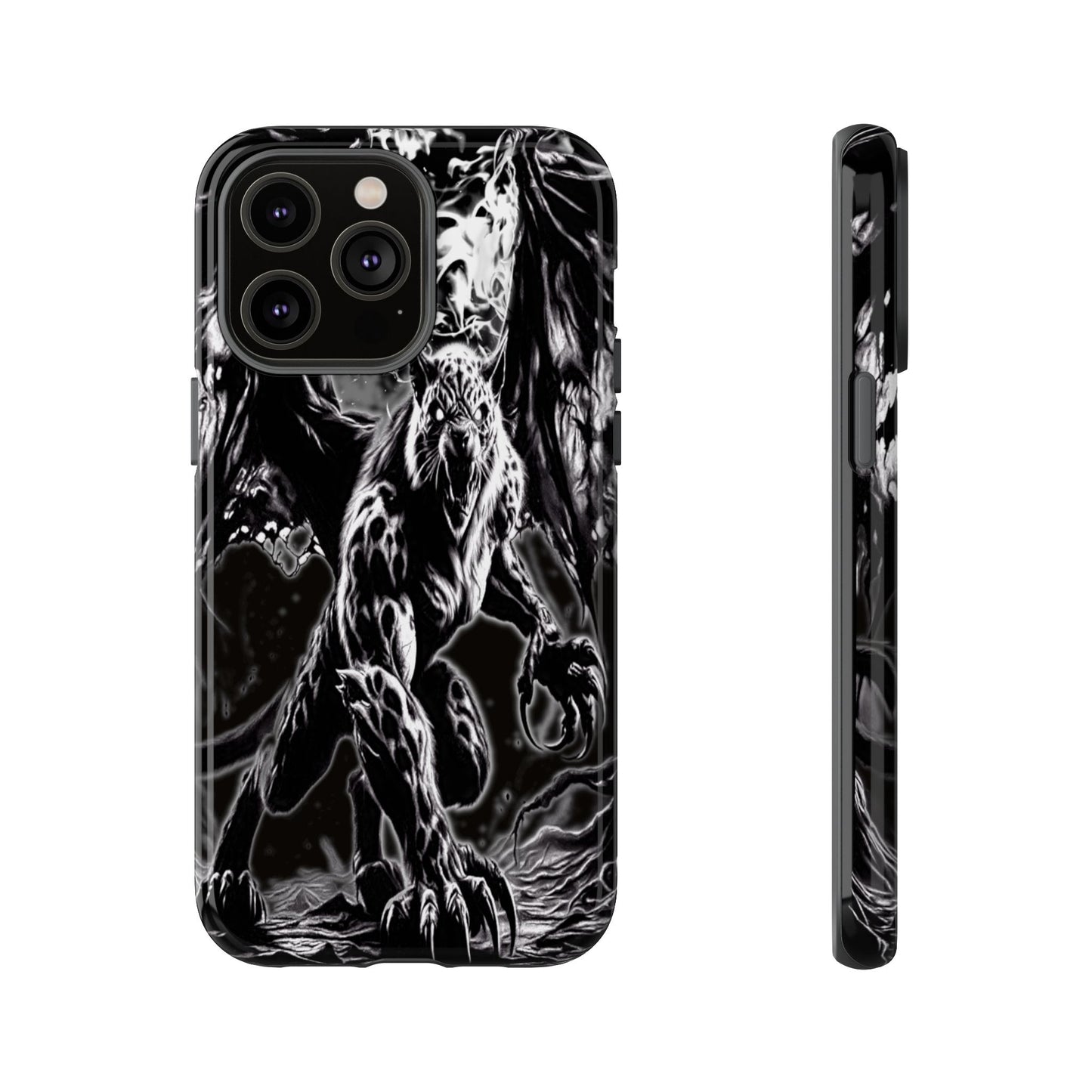 Winged Tiger Tough Phone Case