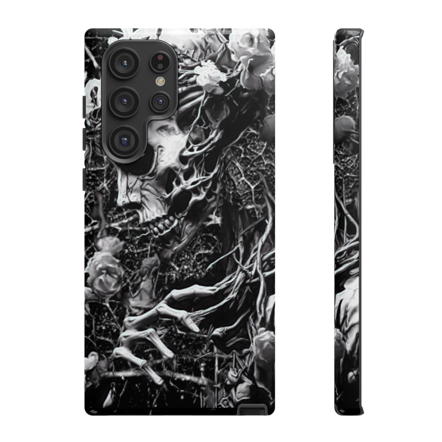 Vines Skull Face Tough Phone Case