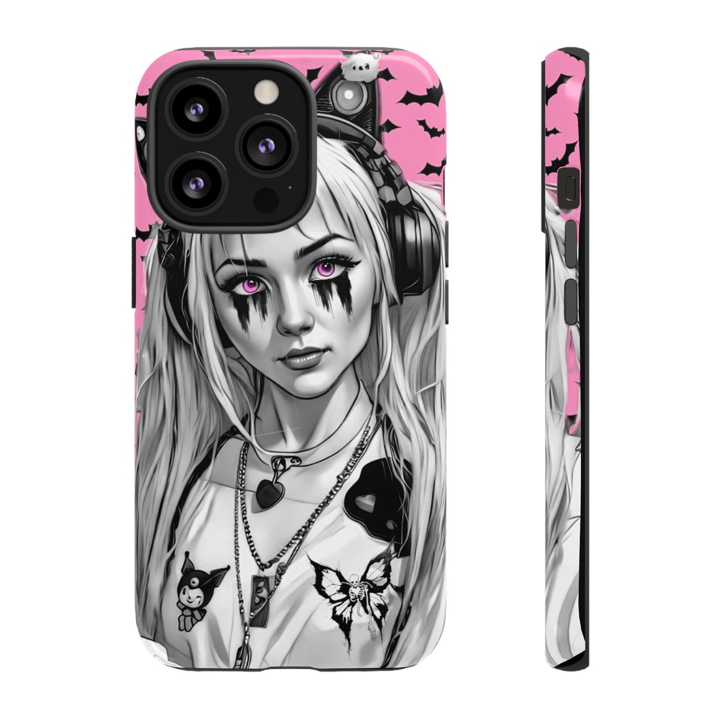 Gothic Kitty Tough Phone Case