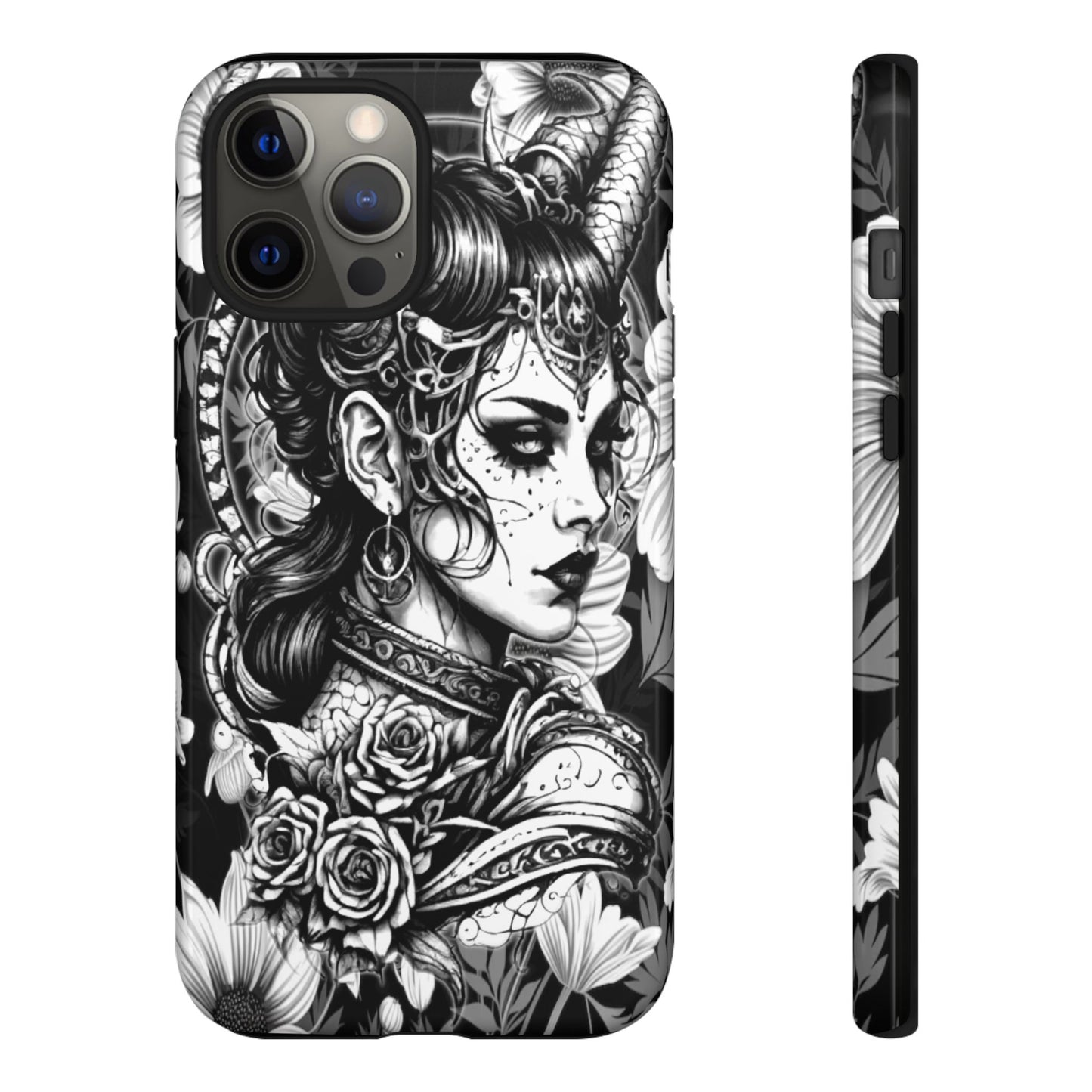 Goth Horned Queen Tough Phone Case