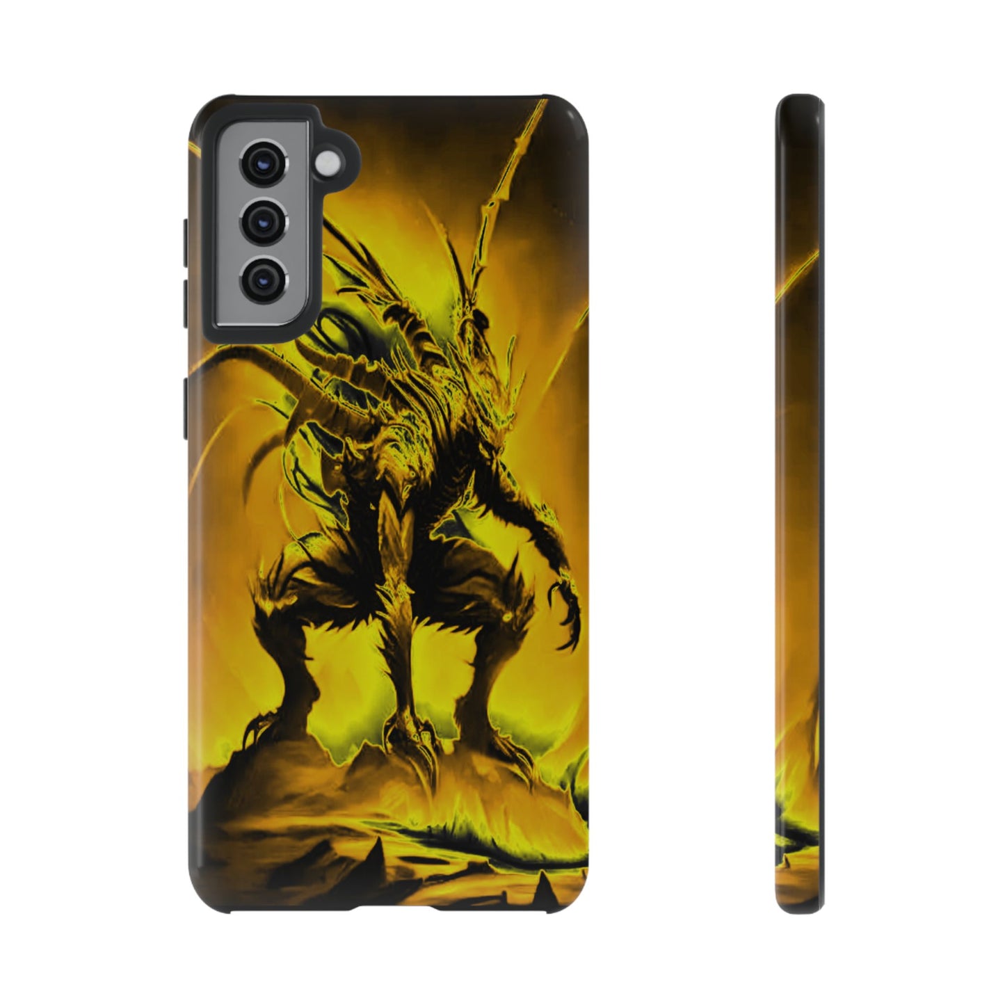 Crouching Fantasy Creature Tough Phone Case