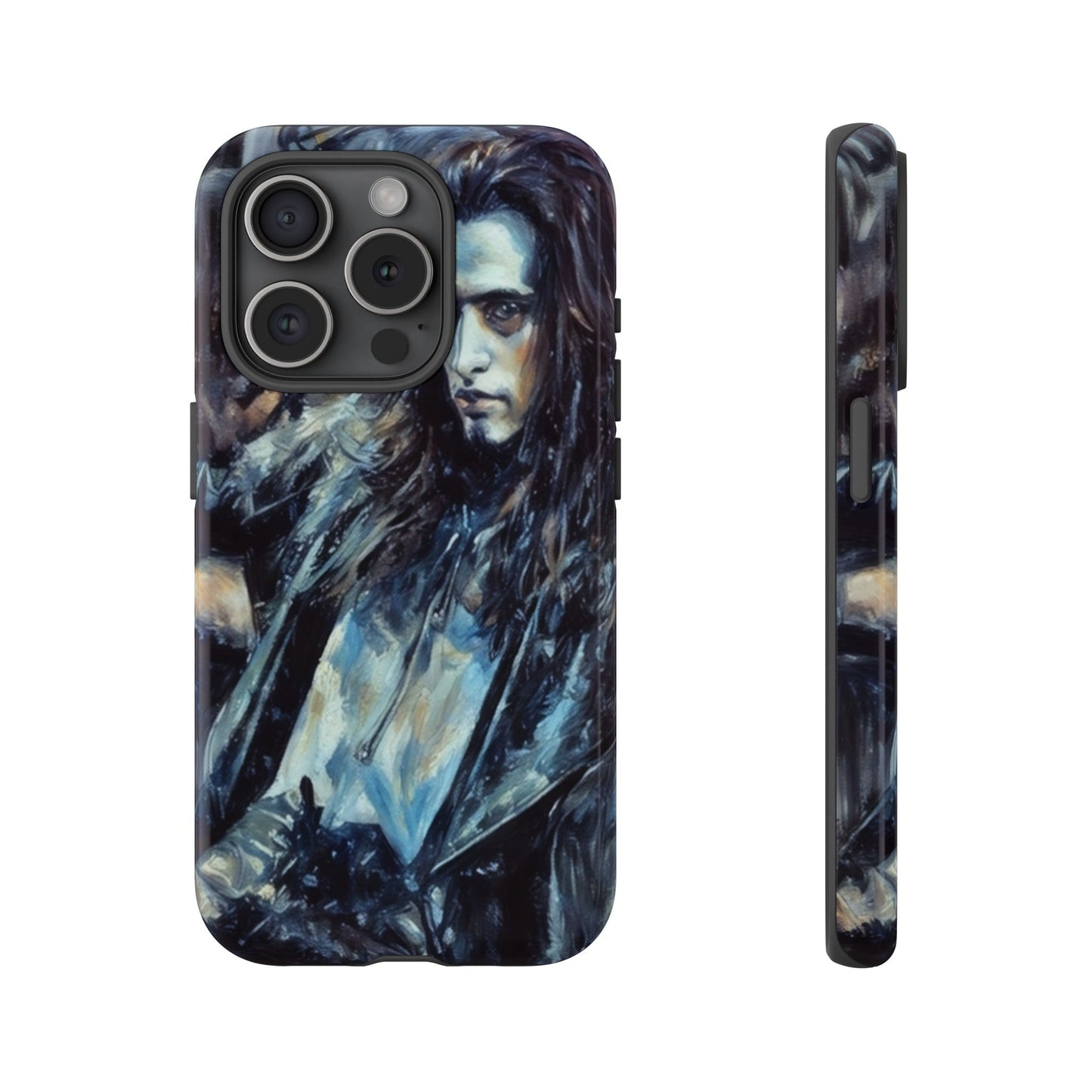 Enigmatic Goth Man Tough Phone Case