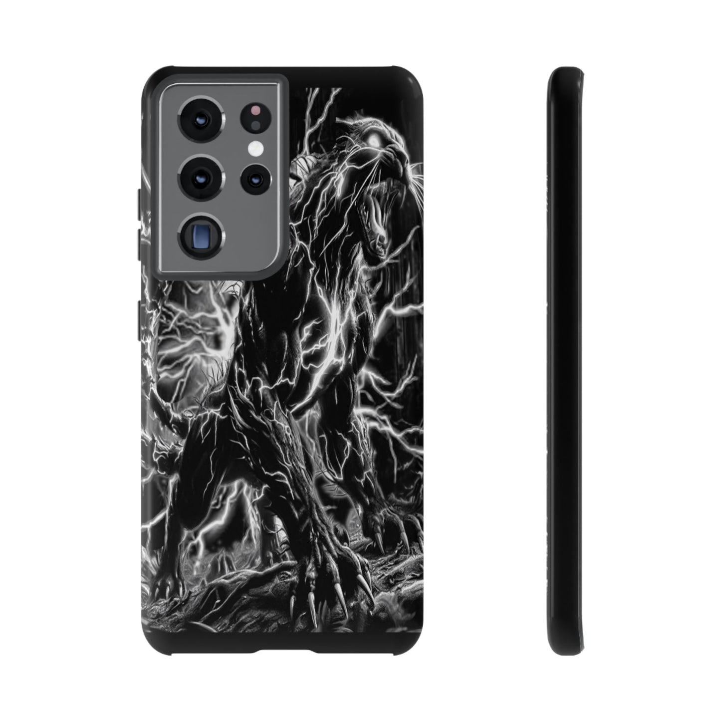 Electric Panther Tough Phone Case