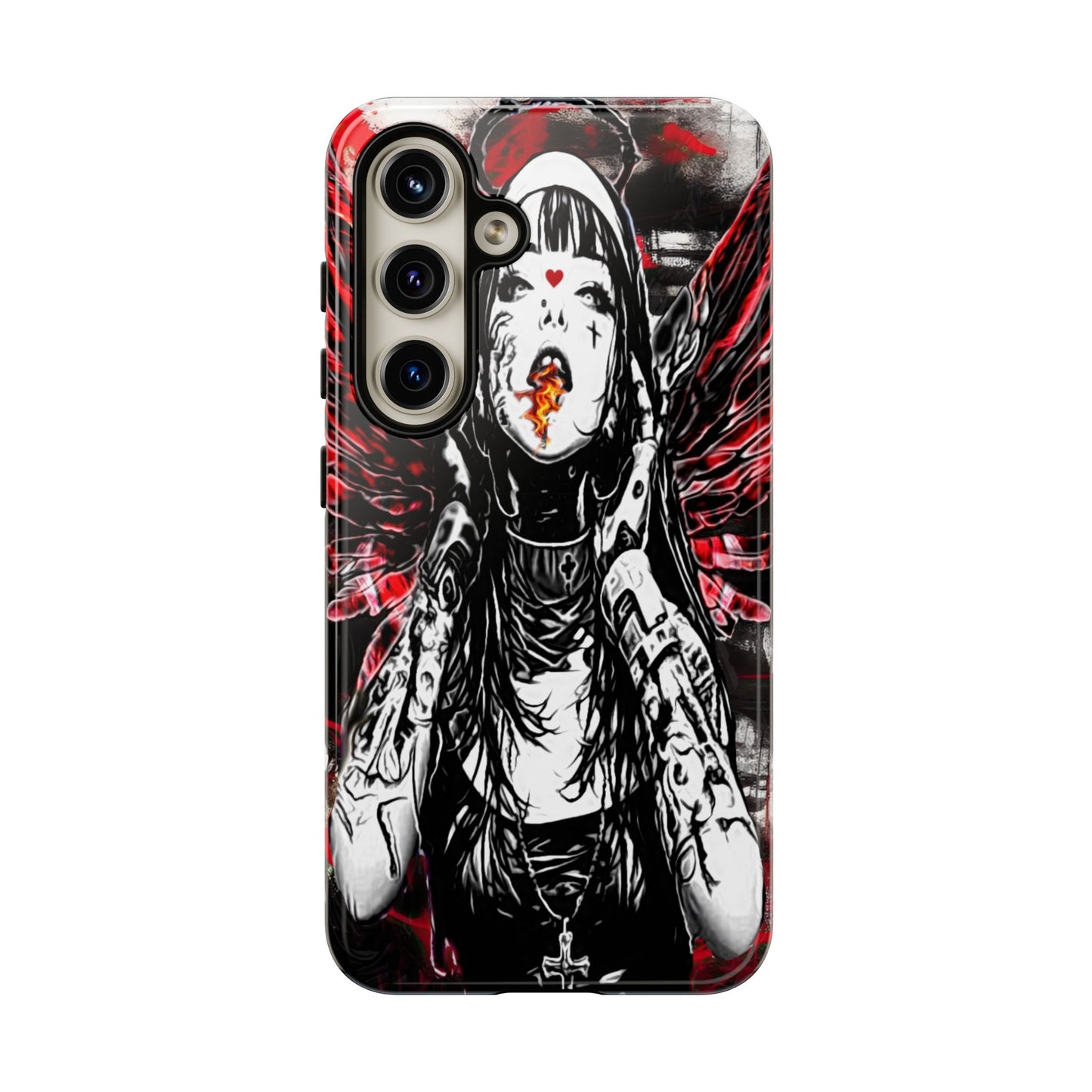 Naughty Angel Nun Tough Phone Case