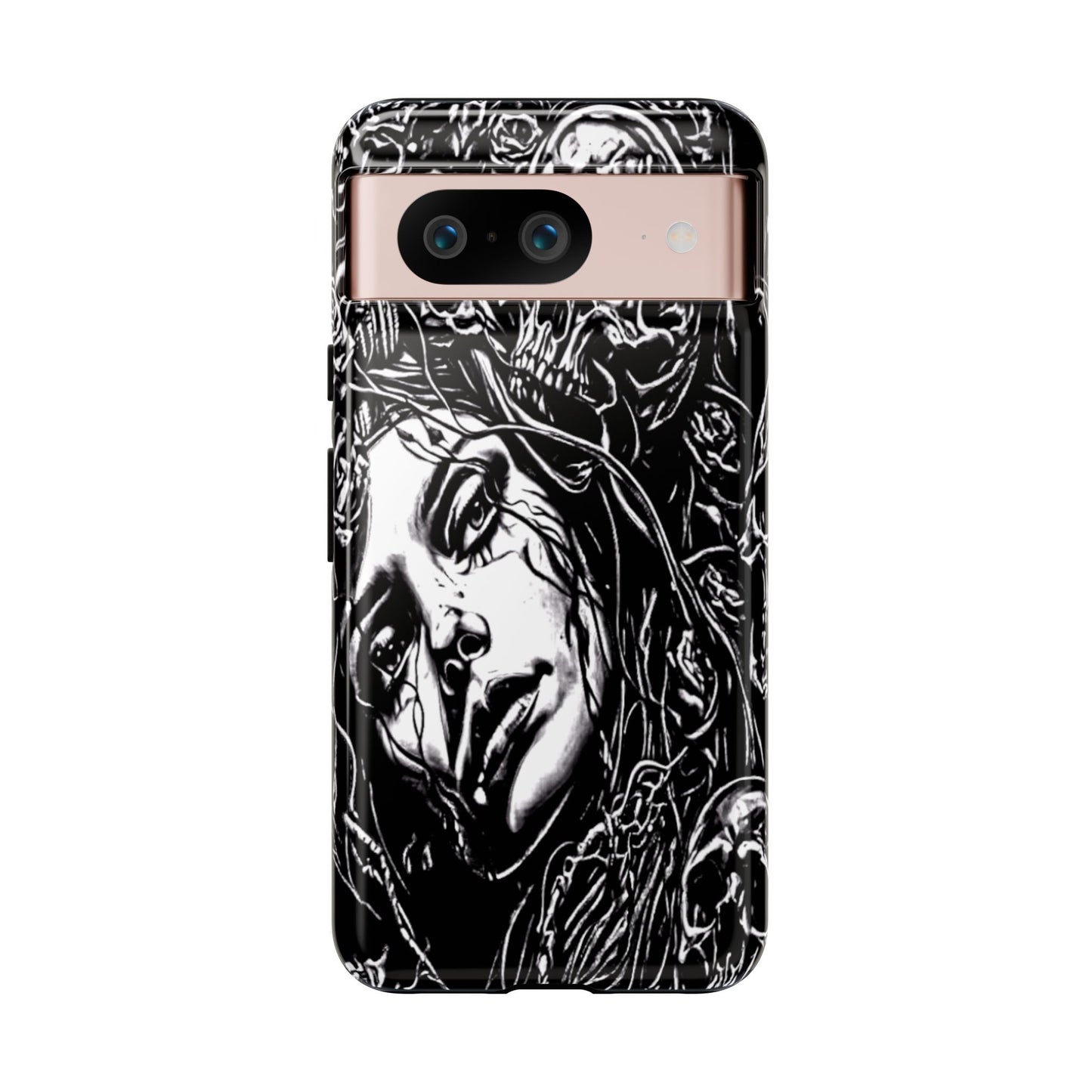 Woman And Roses Tough Phone Case