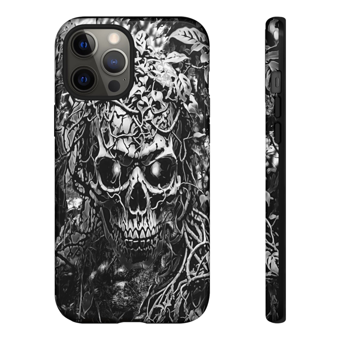 Crawling Vines Skull Tough Phone Case