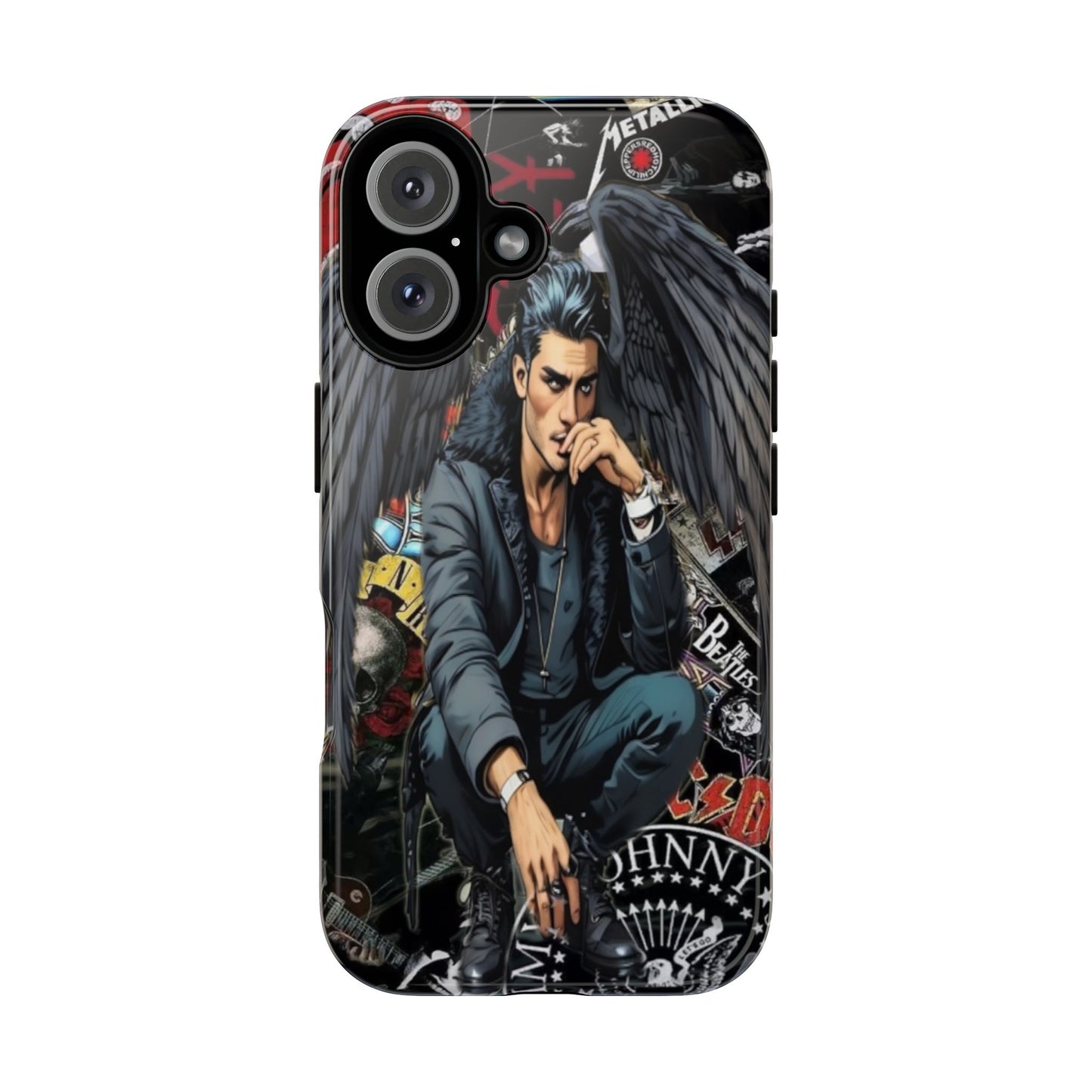 Male Music Angel Tough Phone Case