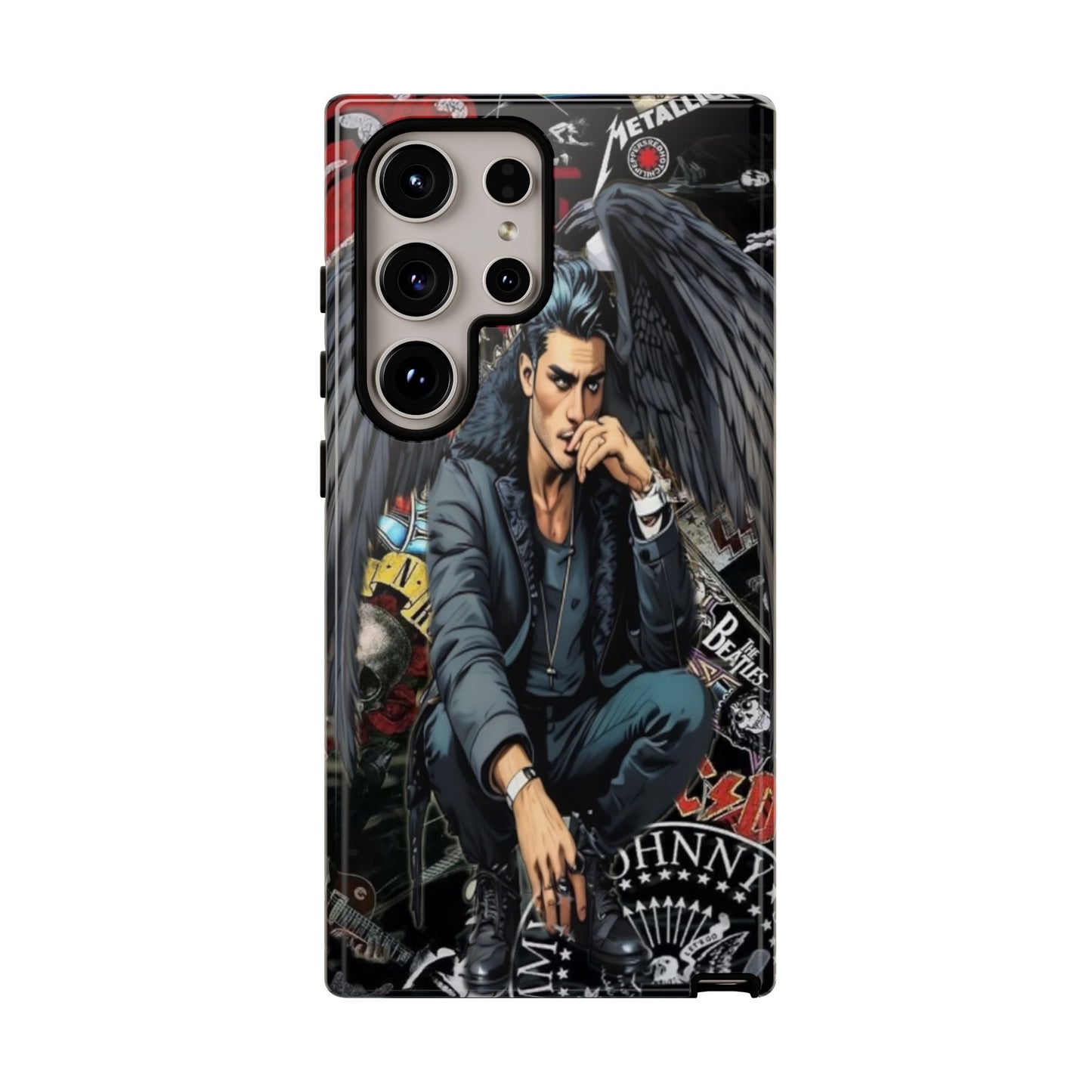 Male Music Angel Tough Phone Case