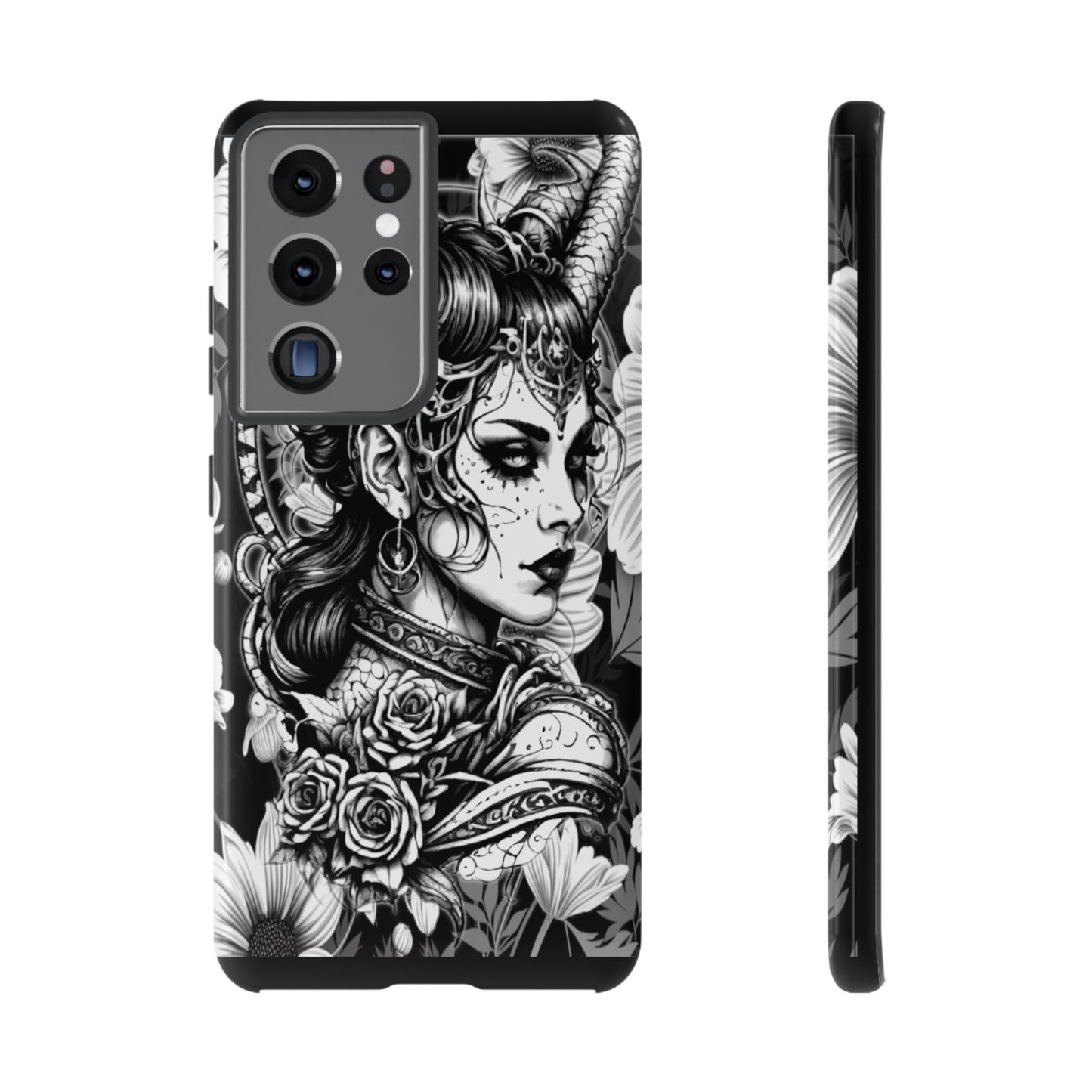 Goth Horned Queen Tough Phone Case