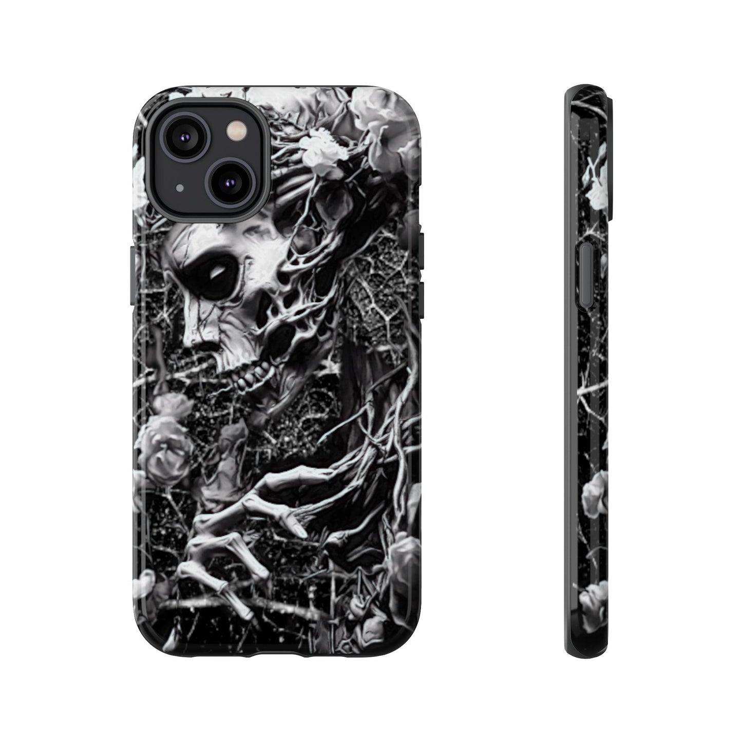 Vines Skull Face Tough Phone Case